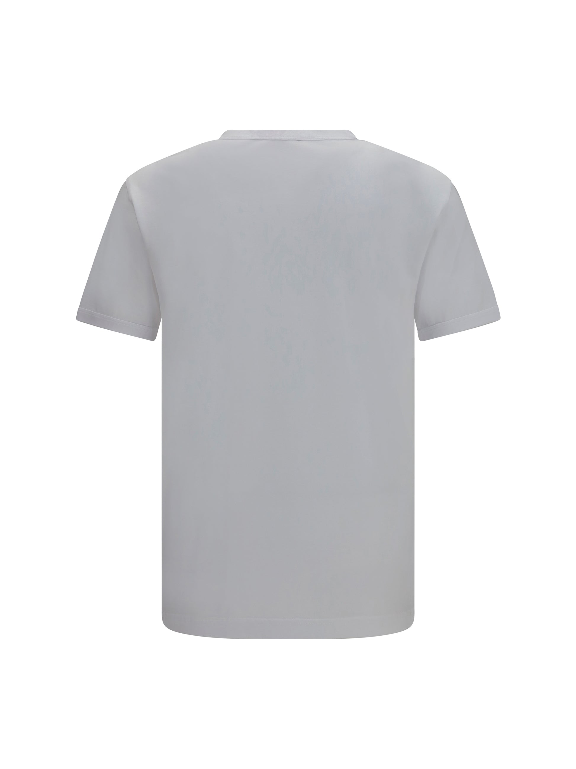 Dolce & Gabbana Men Cotton T-Shirt With Logo Plaque DOLCE & GABBANA