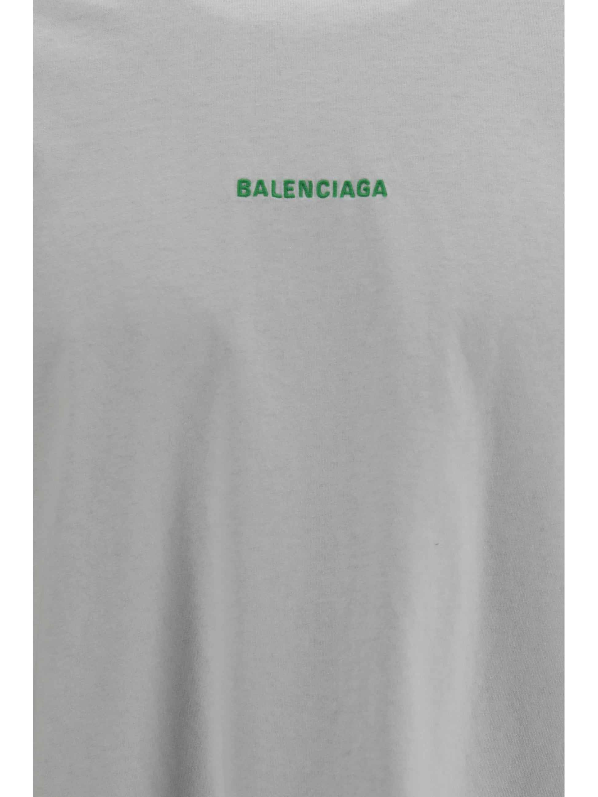 Balenciaga Men Double-Sleeve Cotton T-Shirt BALENCIAGA