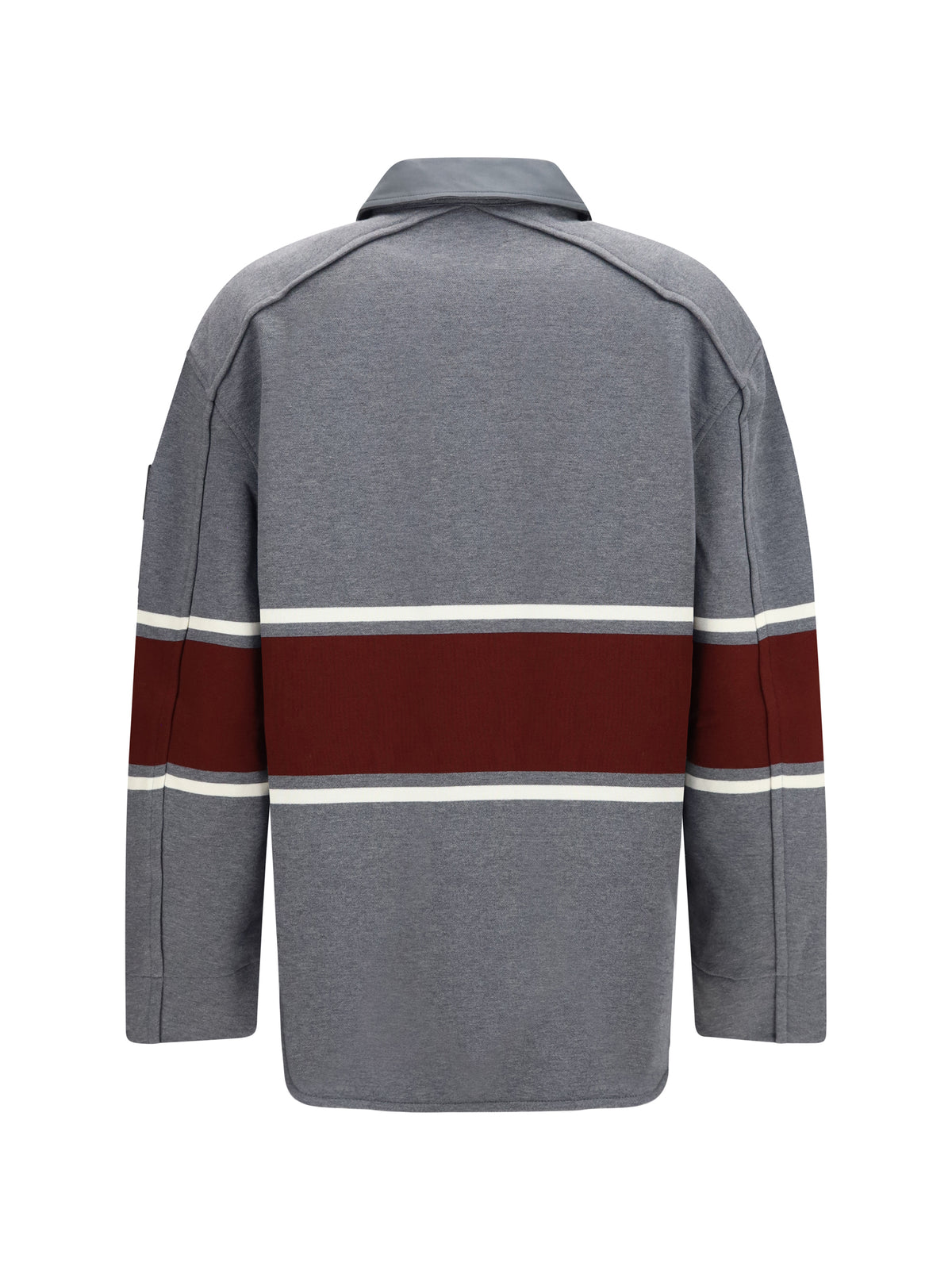 Bottega Veneta Men Oversized Cotton Striped Polo Shirt BOTTEGA VENETA