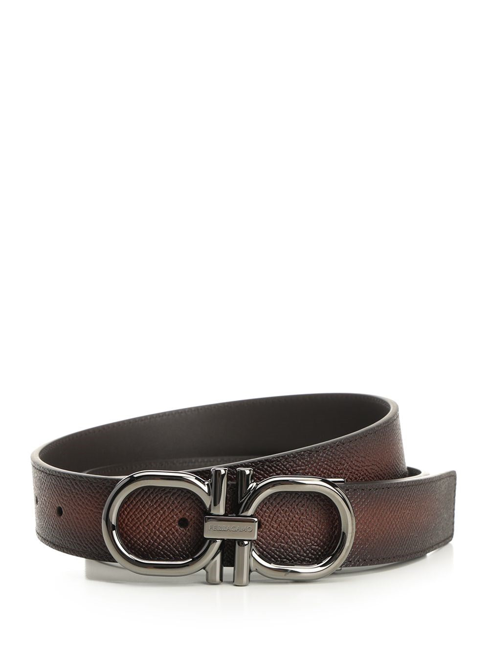 Ferragamo Men Adjustable "Gancini" Belt FERRAGAMO
