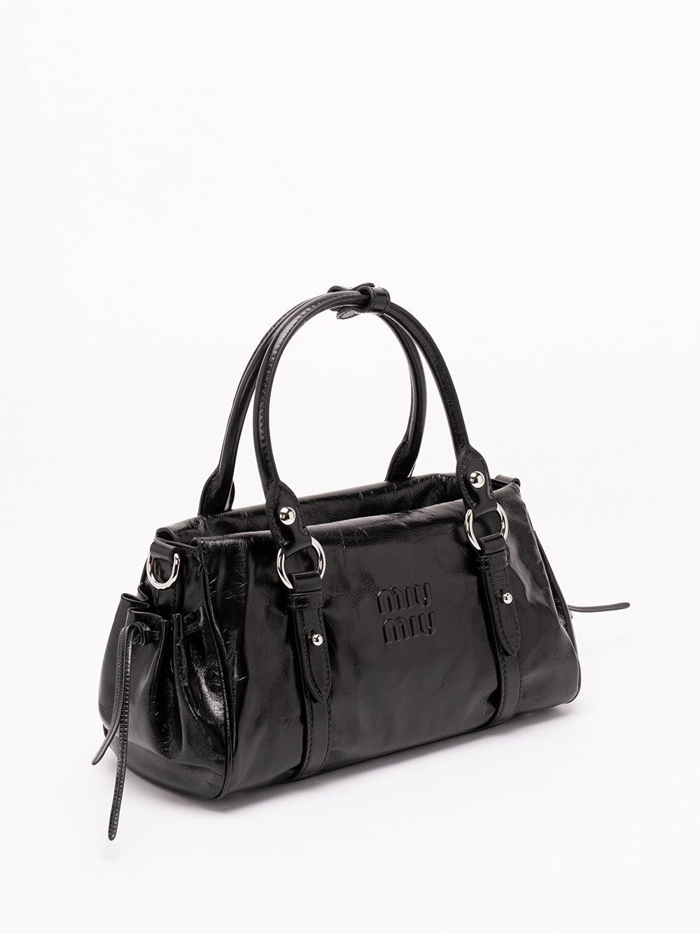 Miu Miu Women Shiny Leather Handbag MIU MIU