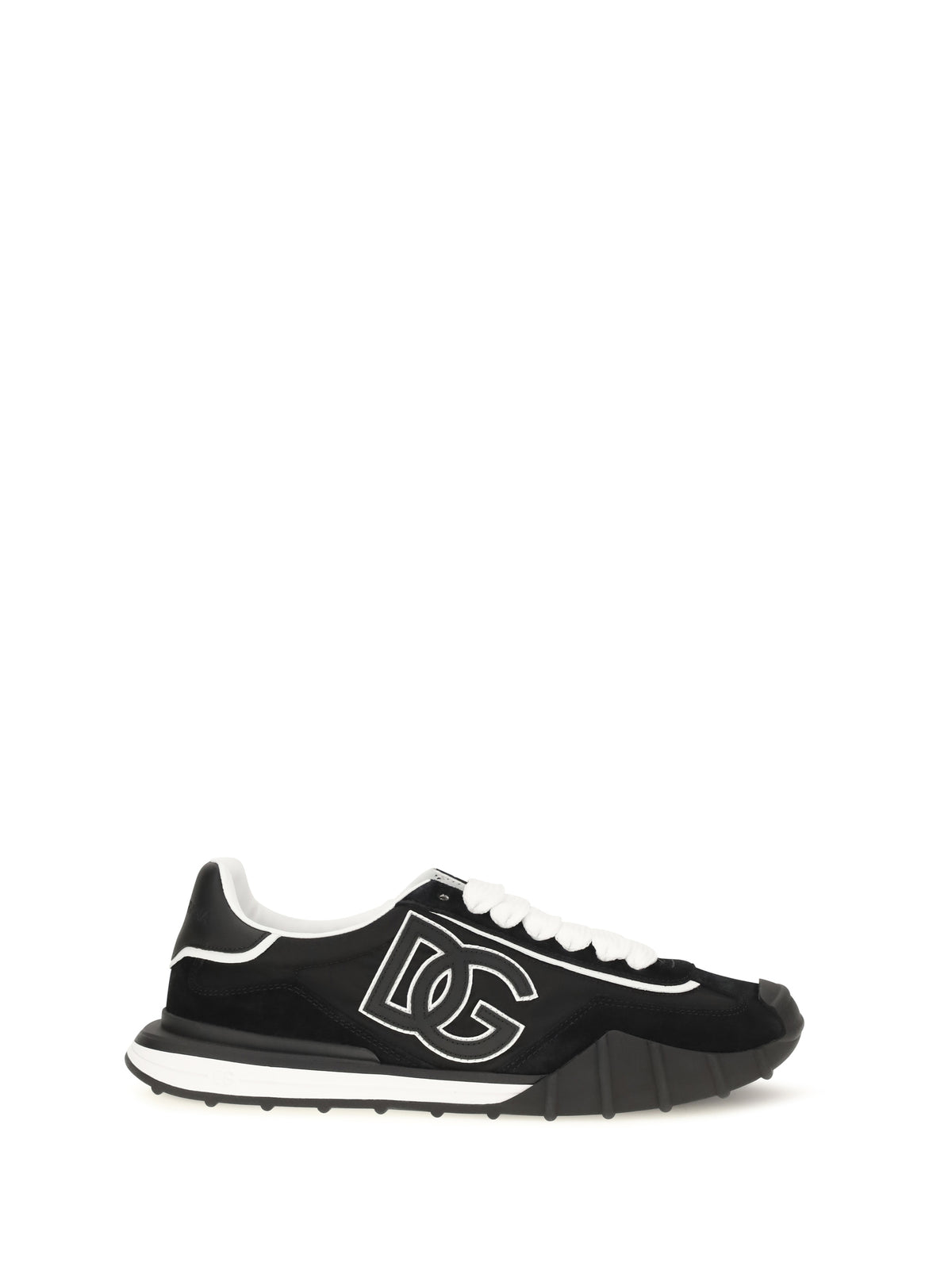Dolce & Gabbana Men Dg Logo Leather Sneakers DOLCE & GABBANA
