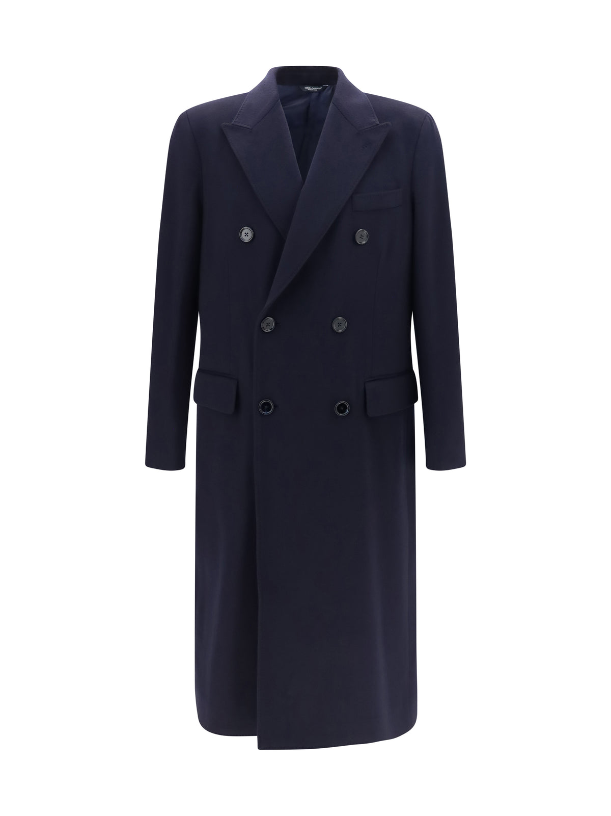 Dolce & Gabbana Men Double-Breasted Wool Coat DOLCE & GABBANA