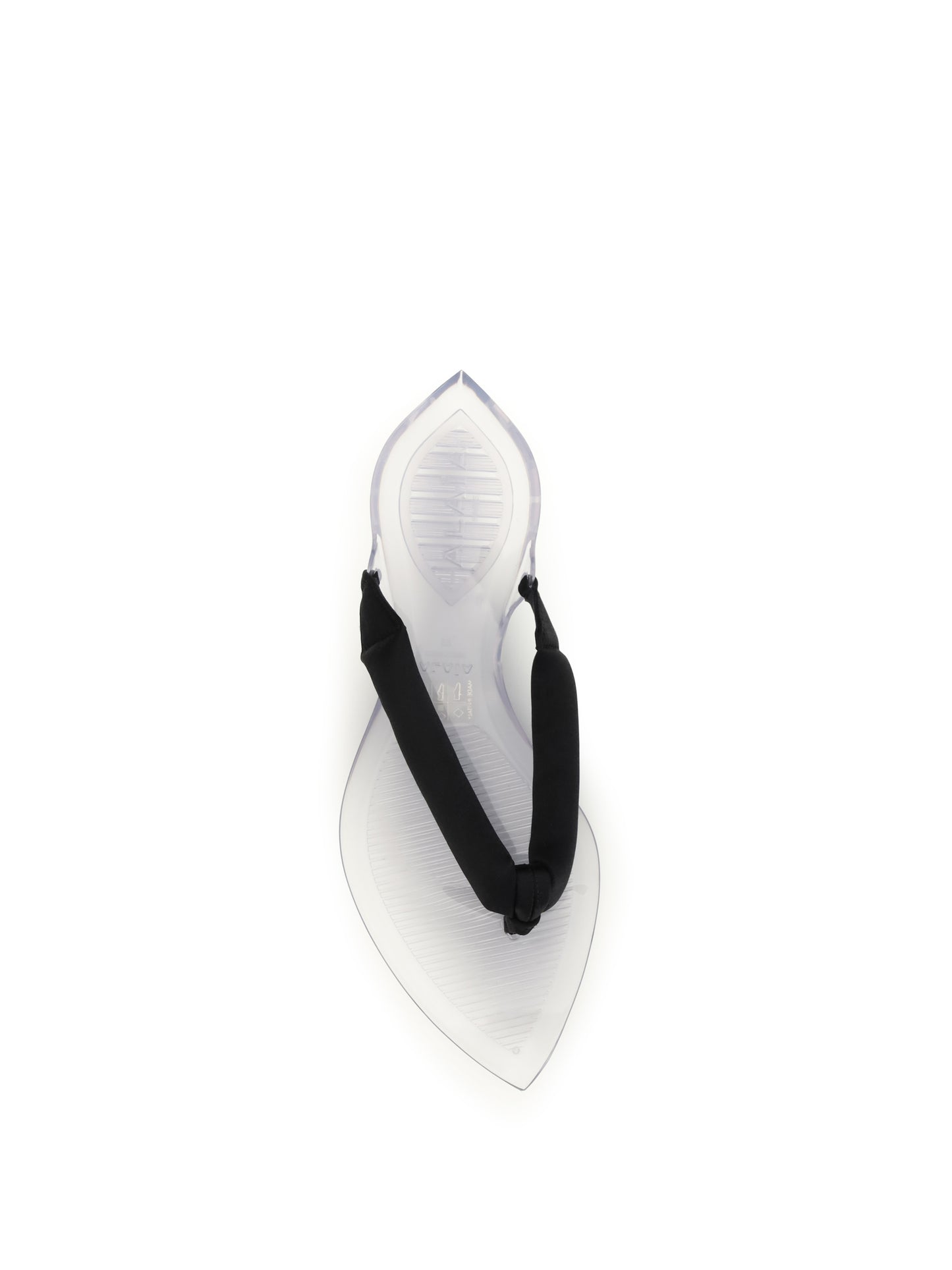 Alaïa Women Satin Flip-Flop Sandals ALAIA