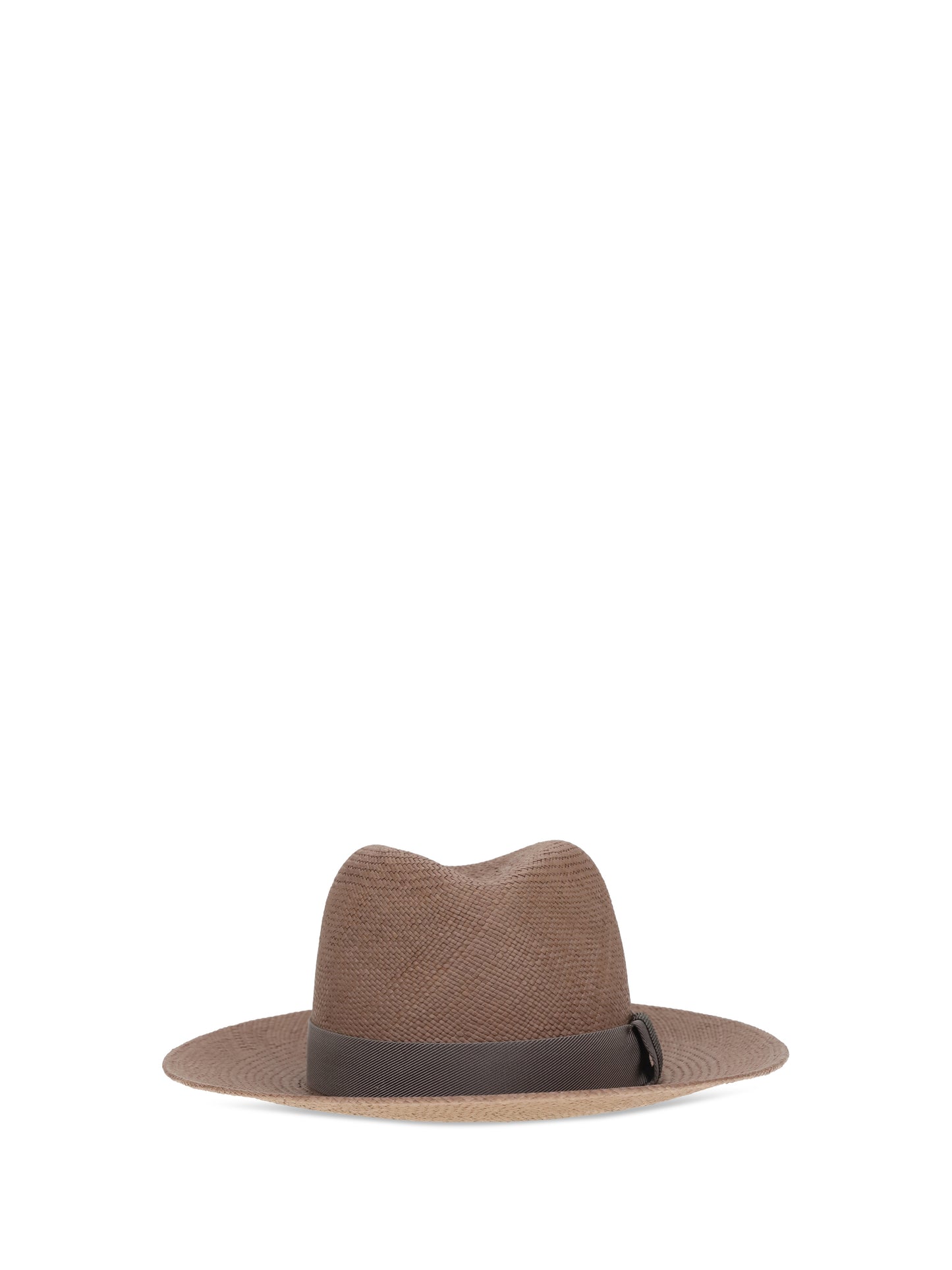 Brunello Cucinelli Women Straw Fedora Hat BRUNELLO CUCINELLI