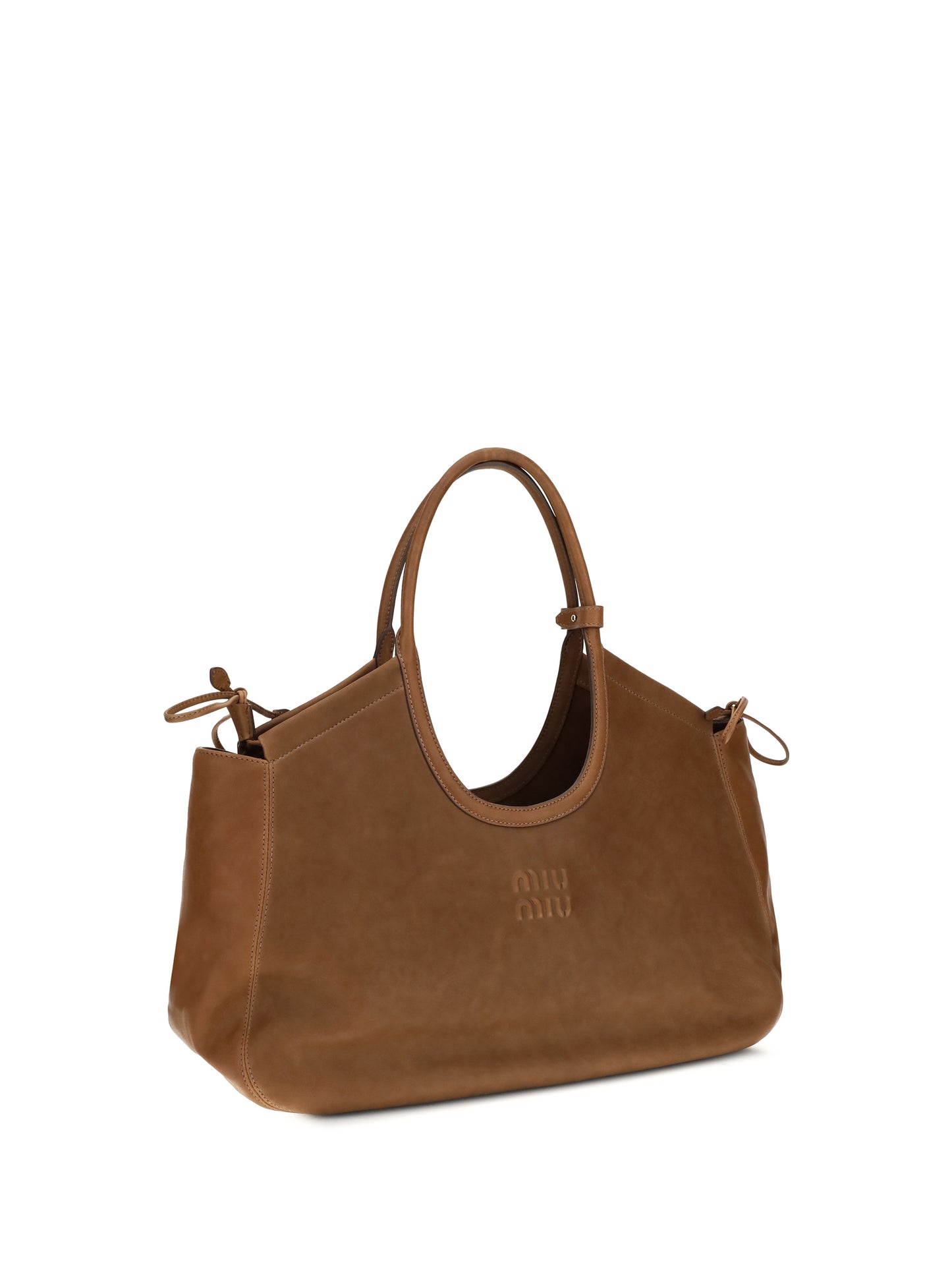 Miu Miu Women Ivy Nappa Shopping Bag MIU MIU
