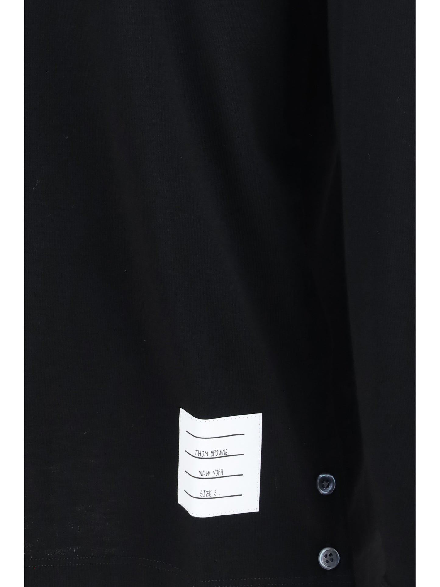 Thom Browne Men Buttoned Sweater With Rwb Cuffs THOM BROWNE