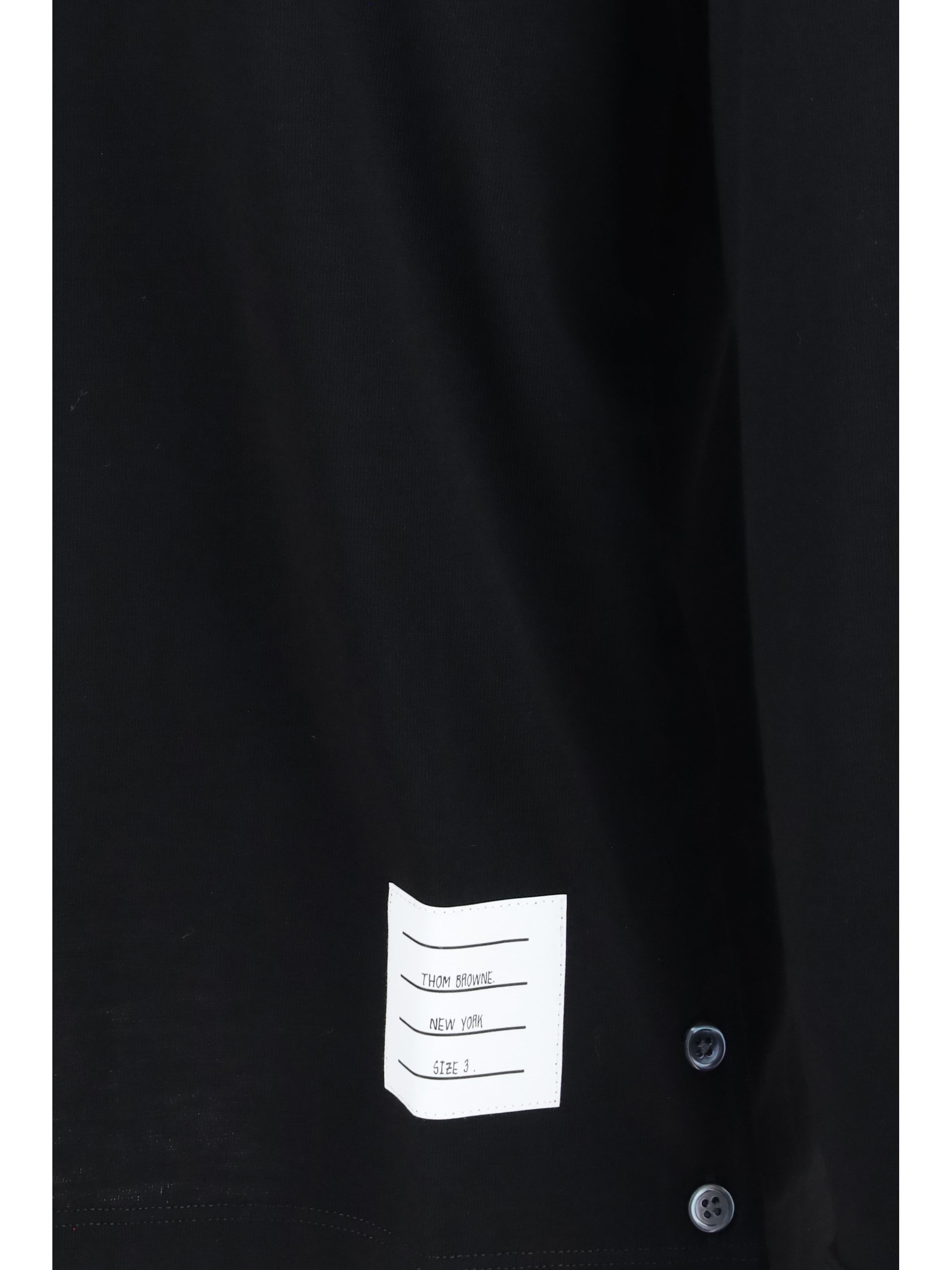 Thom Browne Men Buttoned Sweater With Rwb Cuffs THOM BROWNE