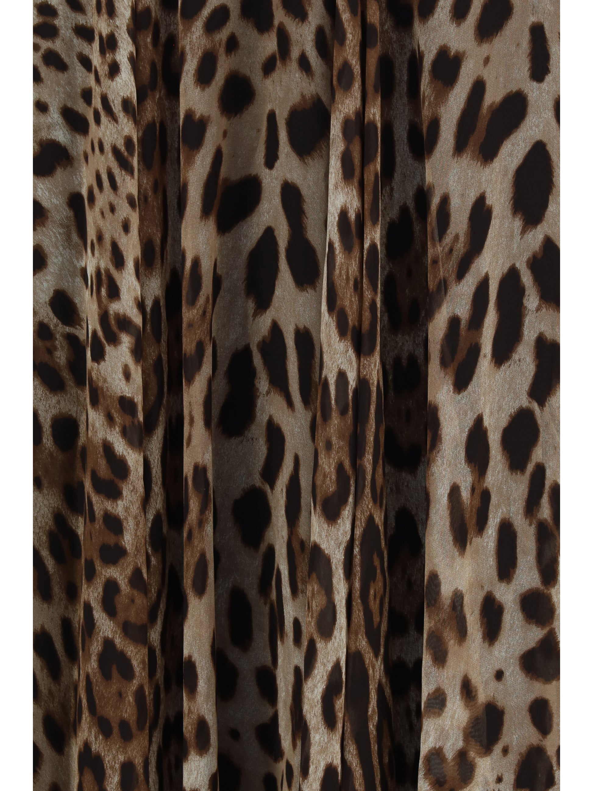Dolce & Gabbana Women Leopard-Print Chiffon Skirt DOLCE & GABBANA