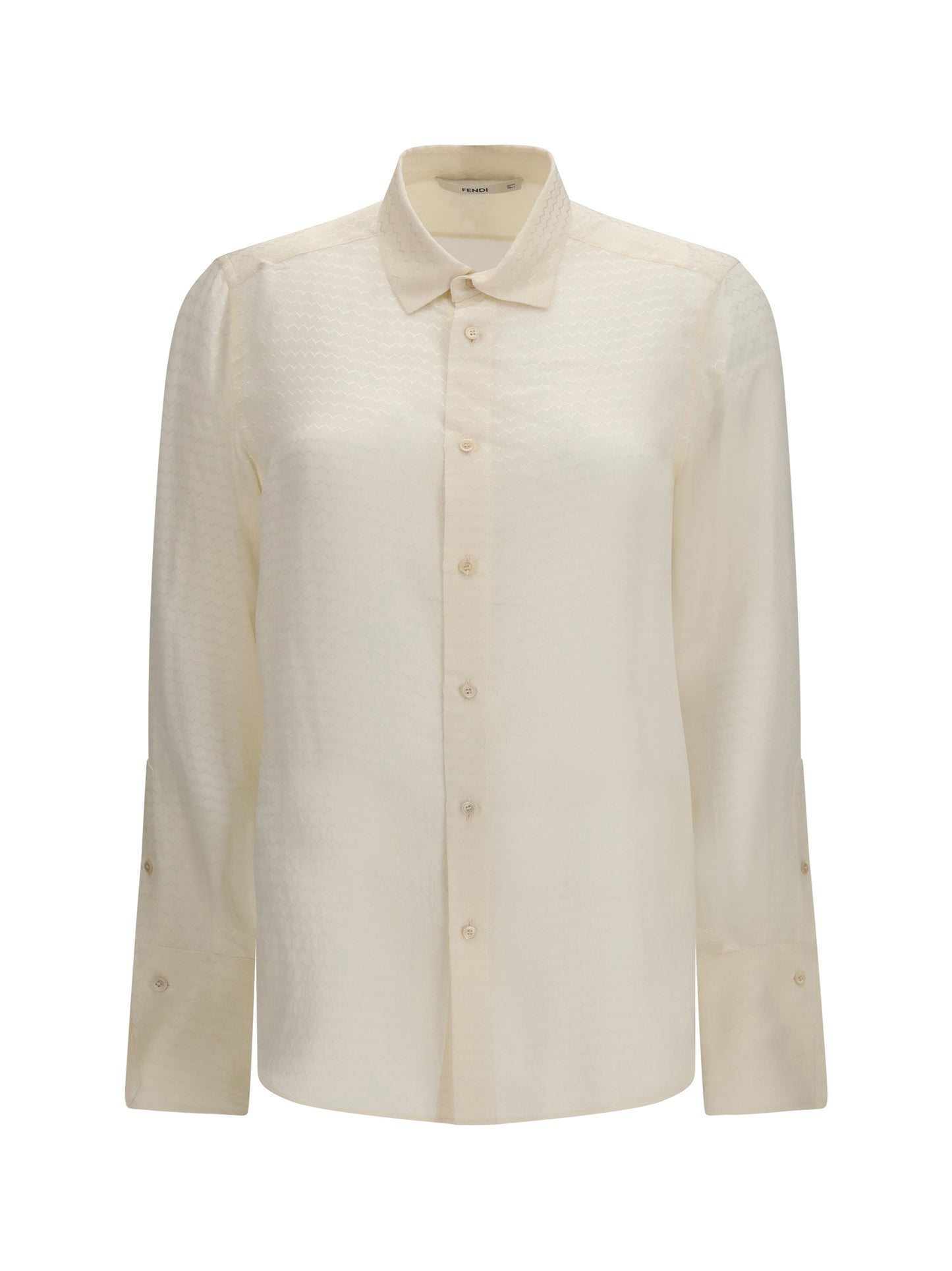 Fendi Women Jacquard Silk Shirt FENDI