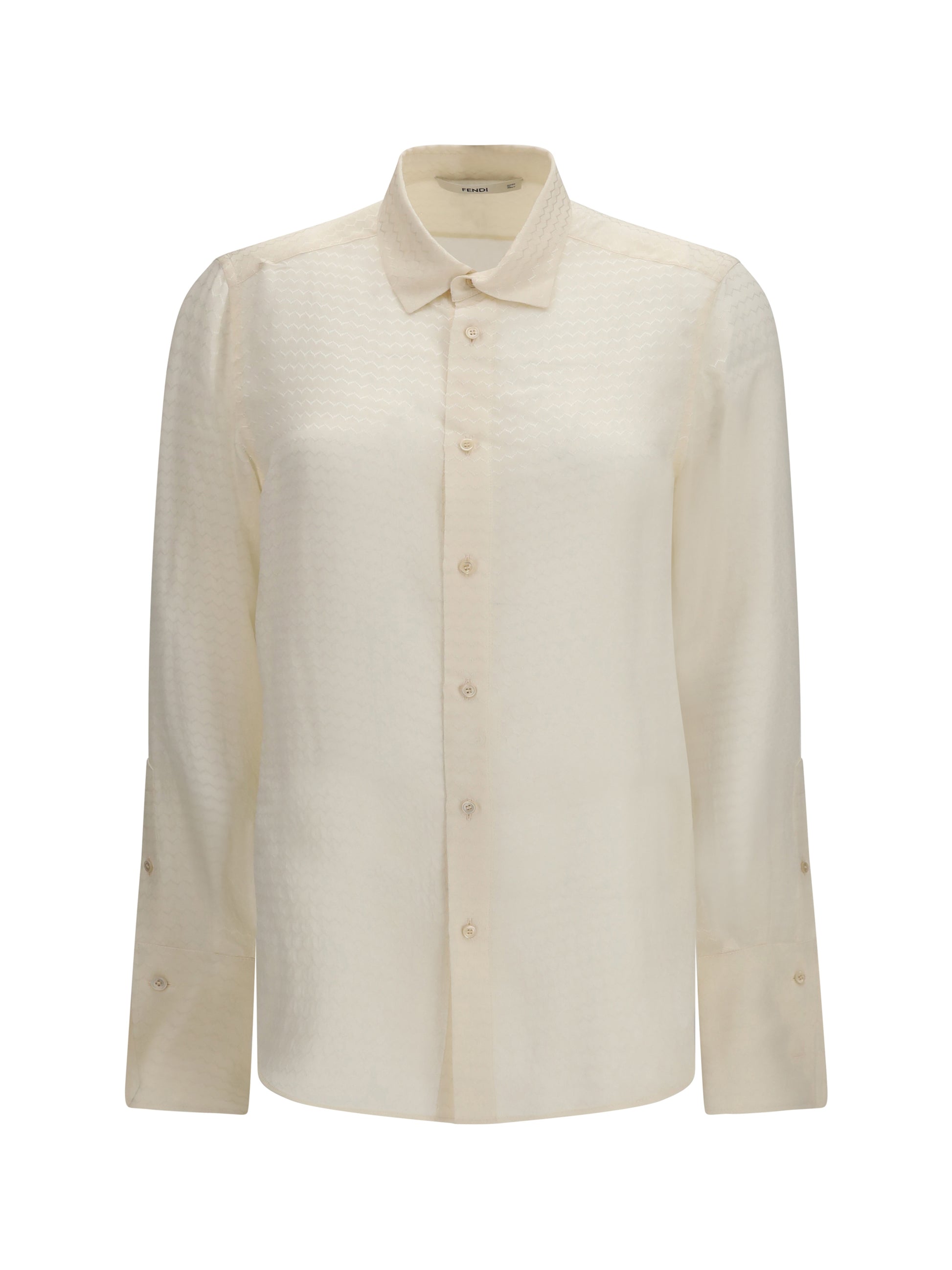 Fendi Women Jacquard Silk Shirt FENDI