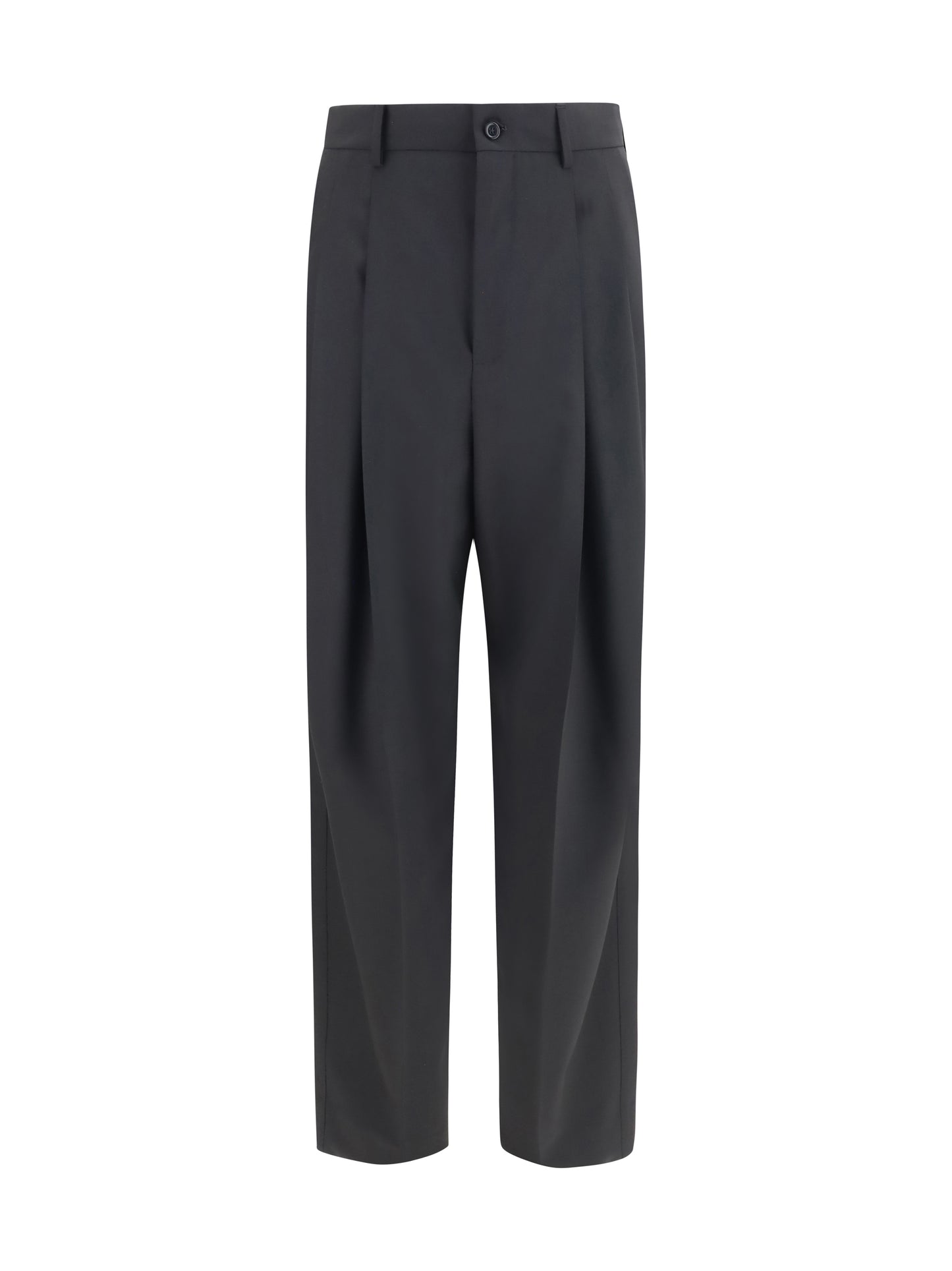 Dolce & Gabbana Men Wide-Leg Wool Blend Tailored Pants DOLCE & GABBANA