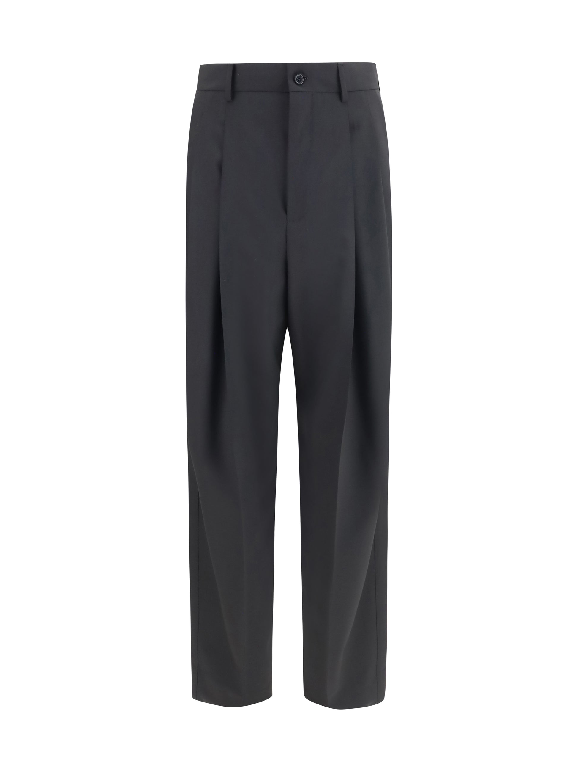 Dolce & Gabbana Men Wide-Leg Wool Blend Tailored Pants DOLCE & GABBANA