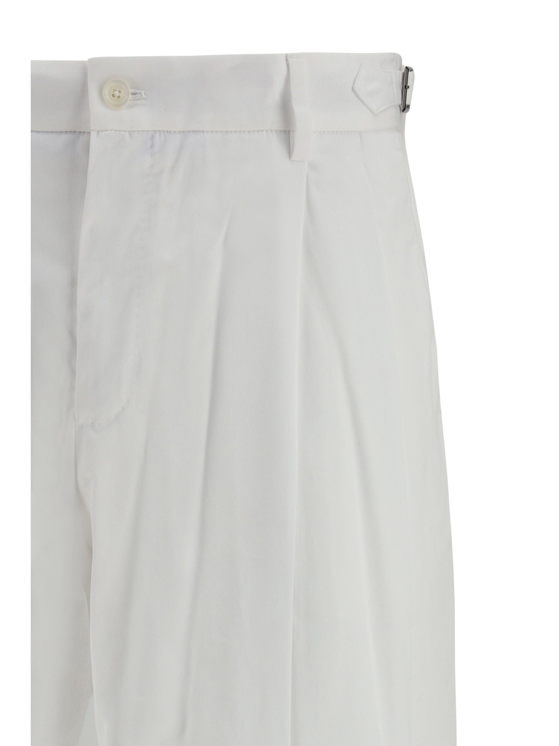 Dolce & Gabbana Men Cotton Gabardine Pants DOLCE & GABBANA
