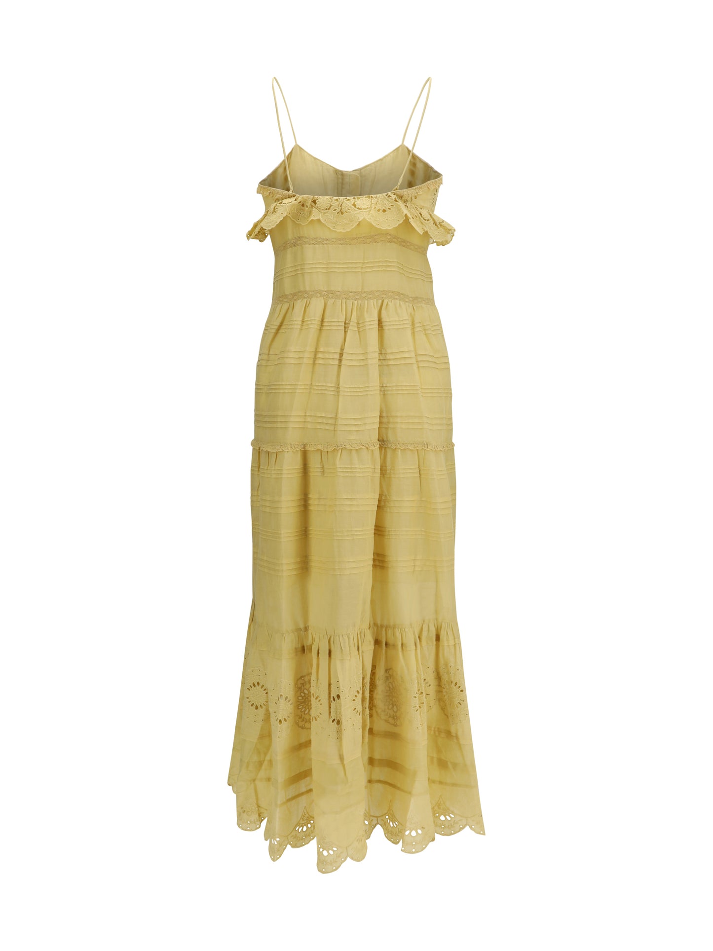 Marant Etoile Women Paule Long Ruffled Dress ISABEL MARANT ETOILE