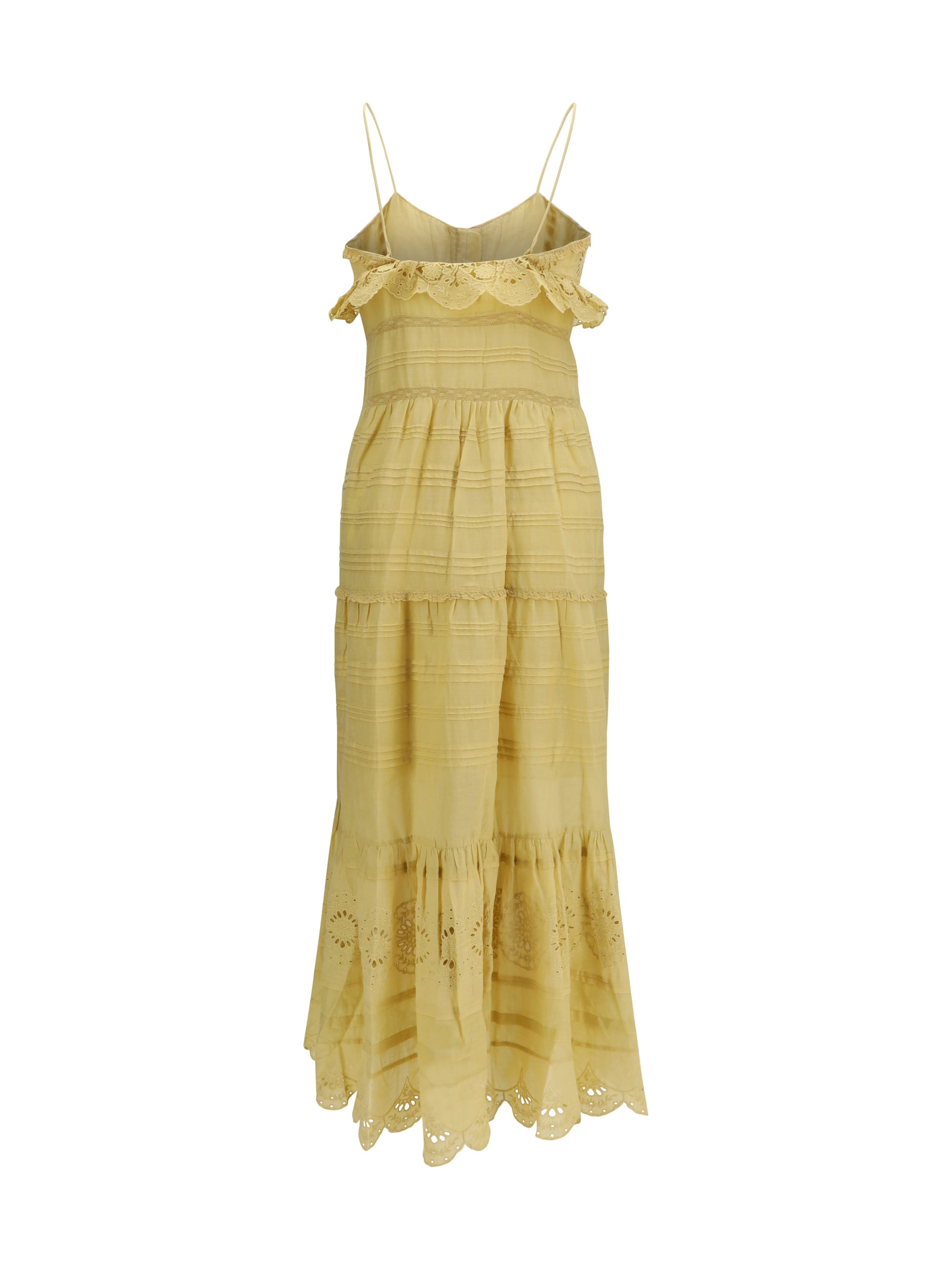 Marant Etoile Women Paule Long Ruffled Dress ISABEL MARANT ETOILE