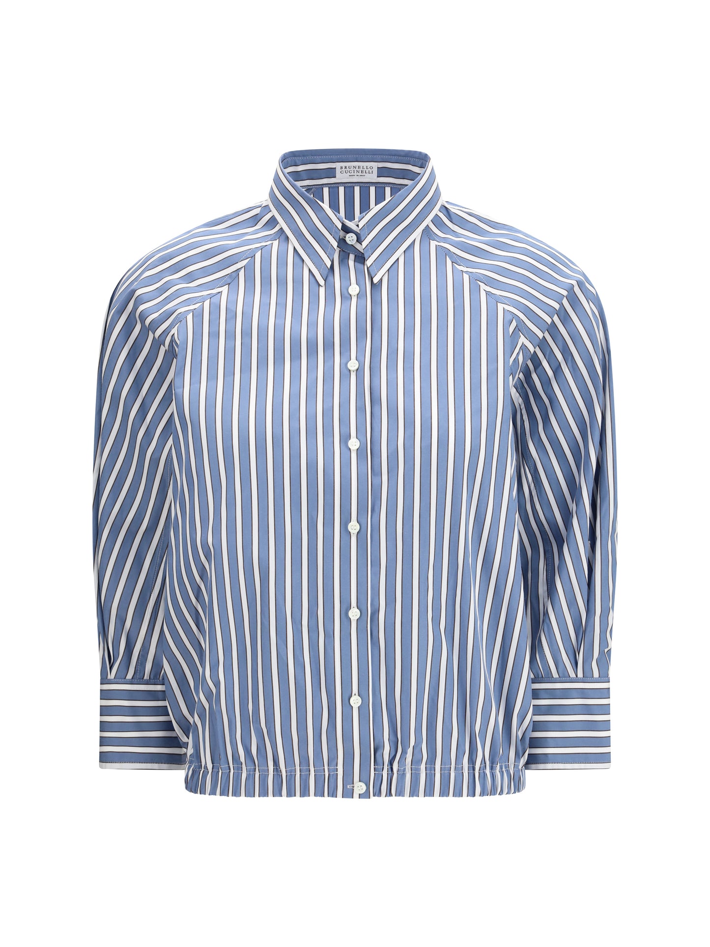 Brunello Cucinelli Women Shadow Stripe Poplin Shirt BRUNELLO CUCINELLI