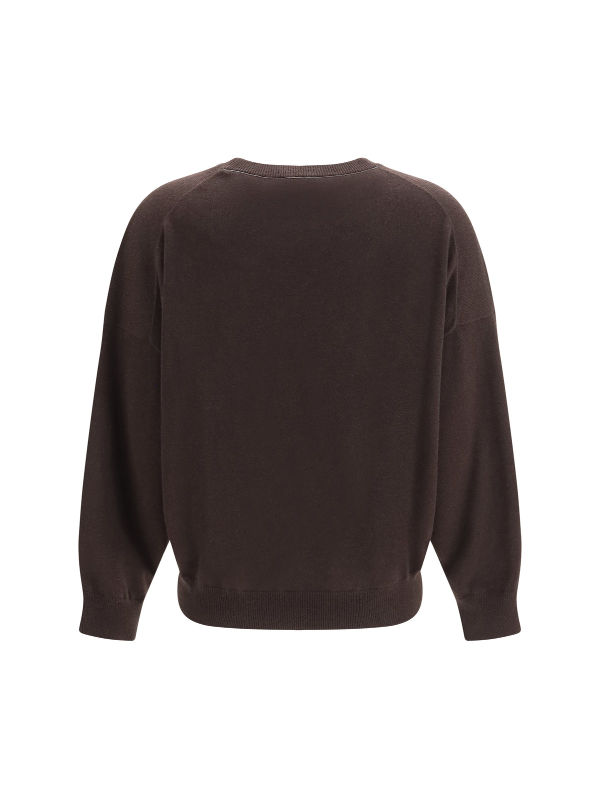 Brunello Cucinelli Women Cashmere Sweater With Monili Chain BRUNELLO CUCINELLI