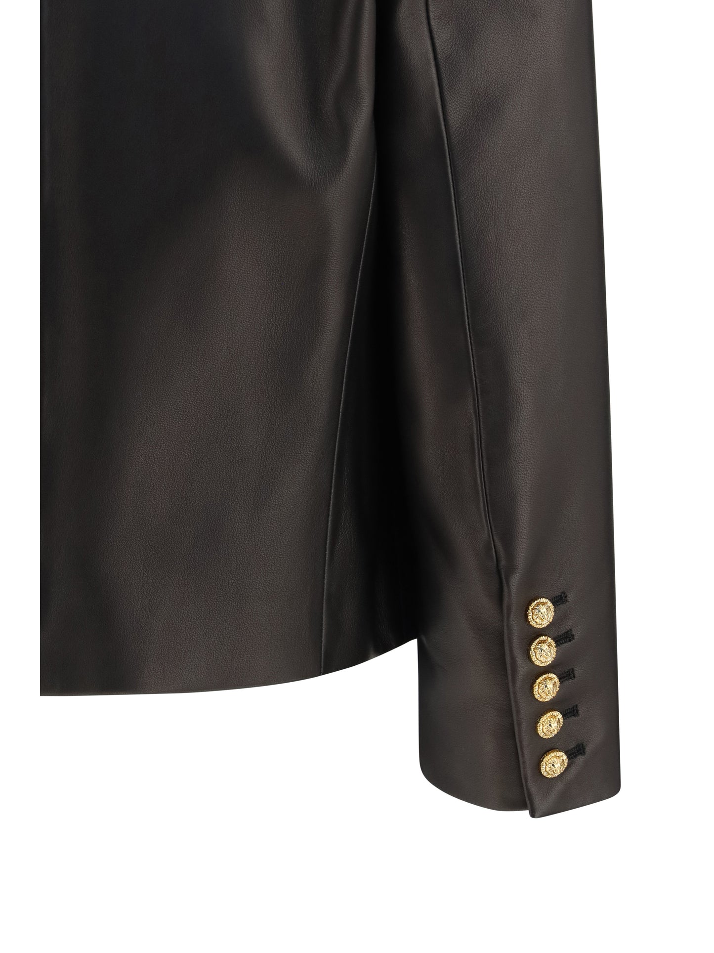 Balmain Women Spencer Leather Jacket BALMAIN