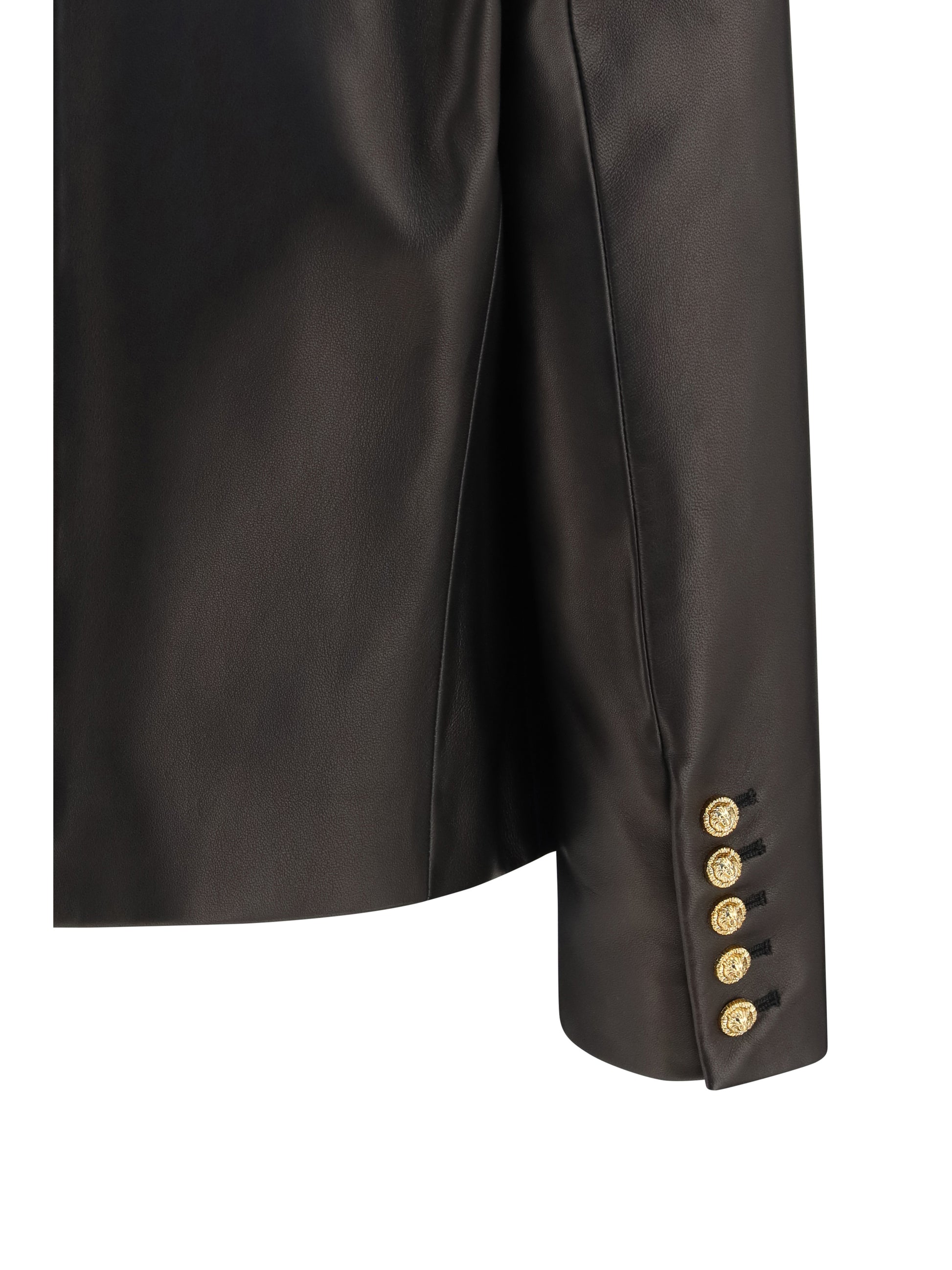 Balmain Women Spencer Leather Jacket BALMAIN