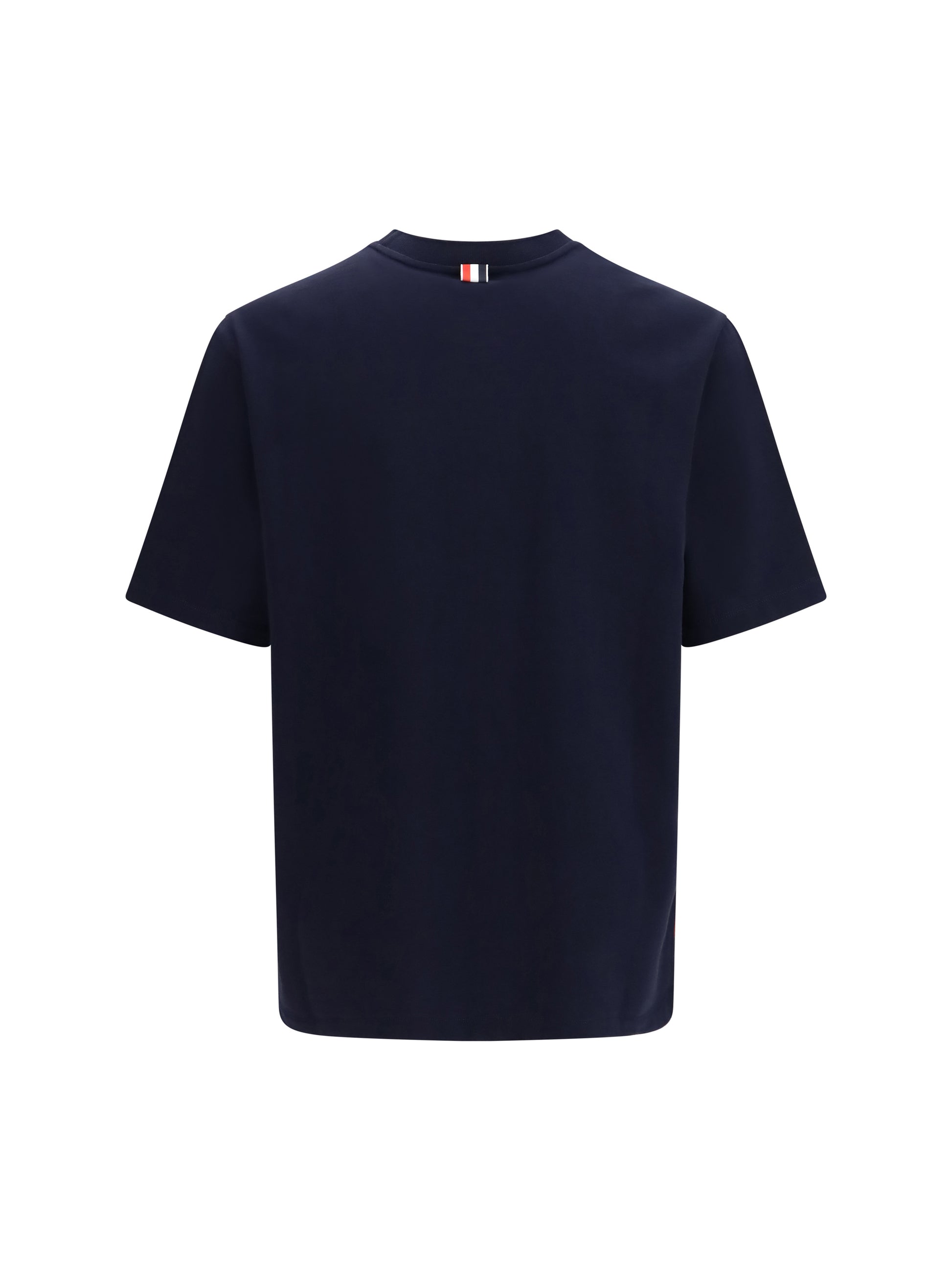 Thom Browne Men Colorblock T-Shirt With 4-Bar Detail THOM BROWNE
