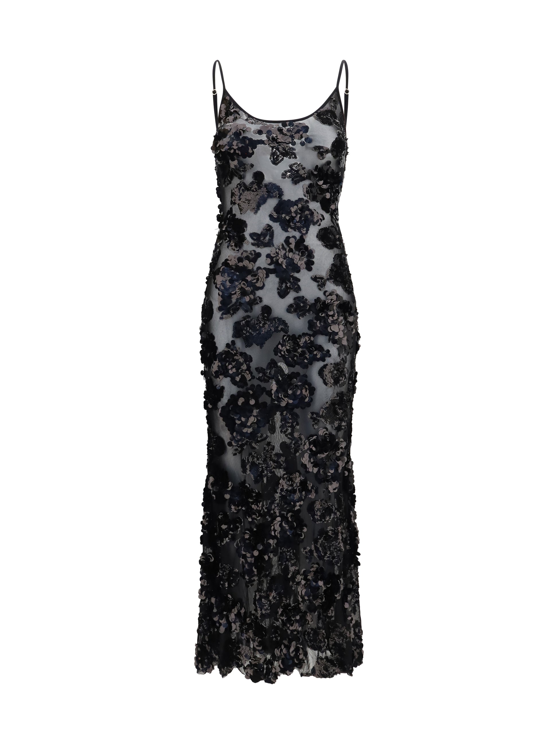Nissa Women Long Sequin Dress NISSA