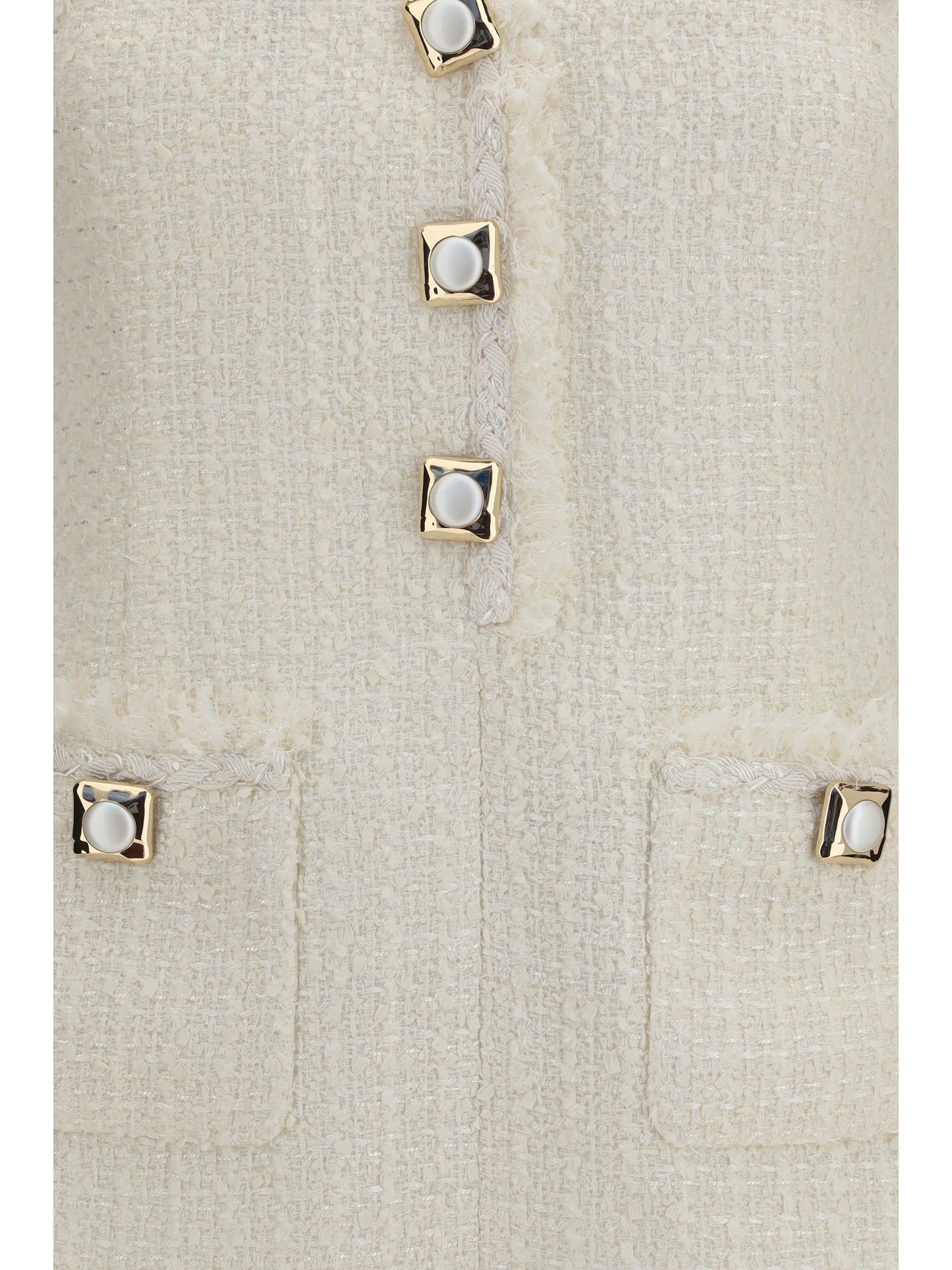 Self-Portrait Women Sleeveless Bouclé Mini Dress SELF-PORTRAIT