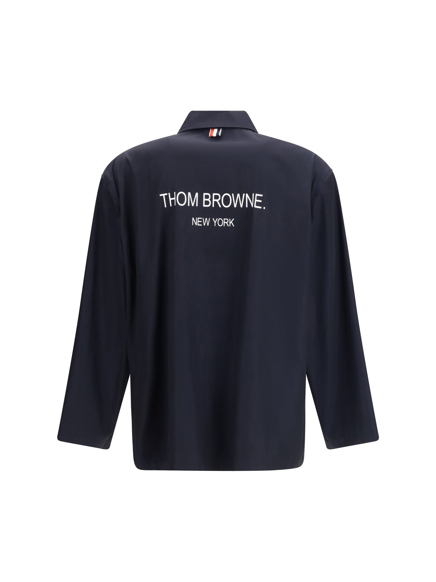 Thom Browne Men Packable Logo Print Jacket THOM BROWNE