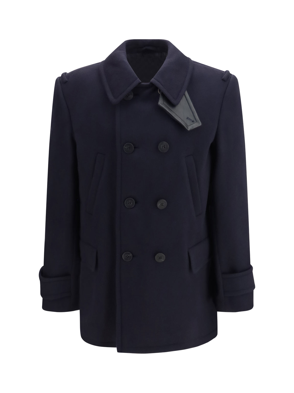 Burberry Men Wool Cashmere Pea Coat BURBERRY