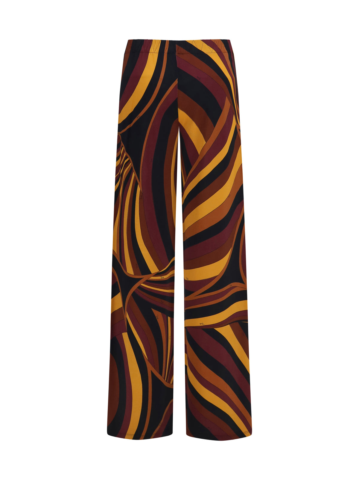 Pucci Women Satin Jersey Pants In Iride Print PUCCI