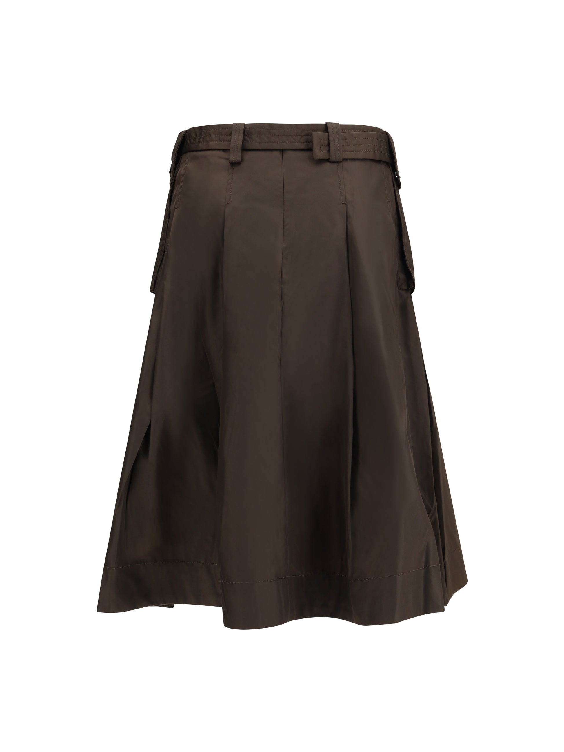 Ganni Women Duchesse Nylon Pleated Skirt GANNI