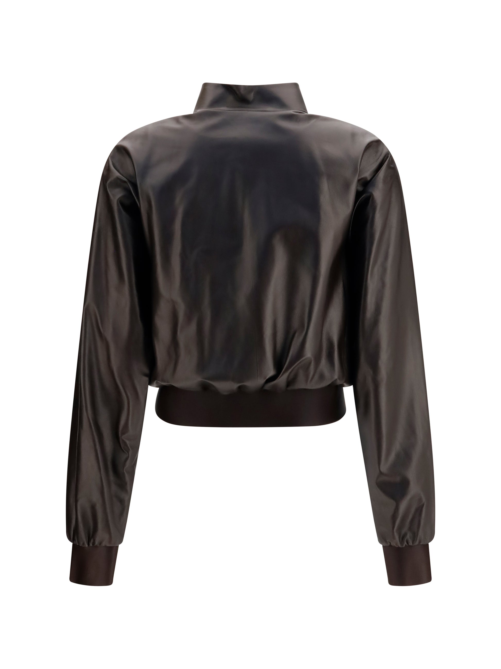 Gucci Women Soft Nappa Bomber Jacket GUCCI
