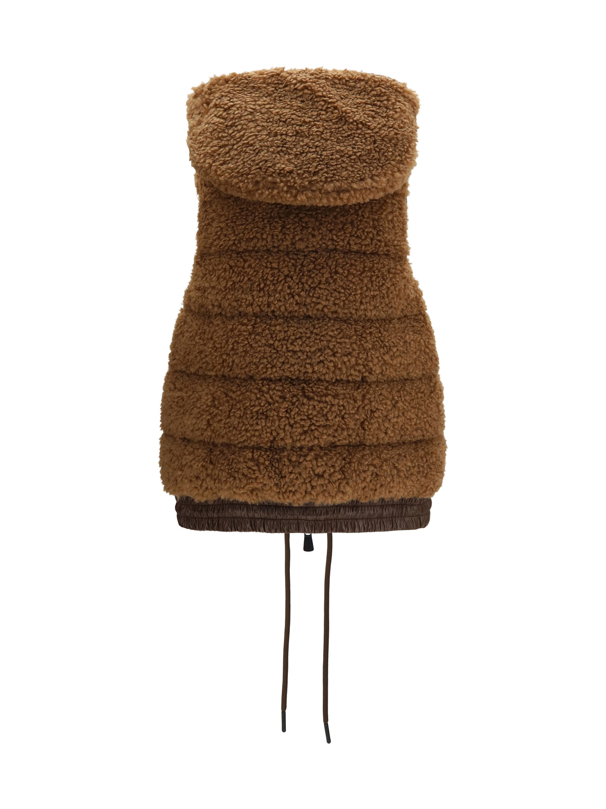 Moncler Grenoble Women Wool-Effect Padded Zip-Up Vest MONCLER GRENOBLE