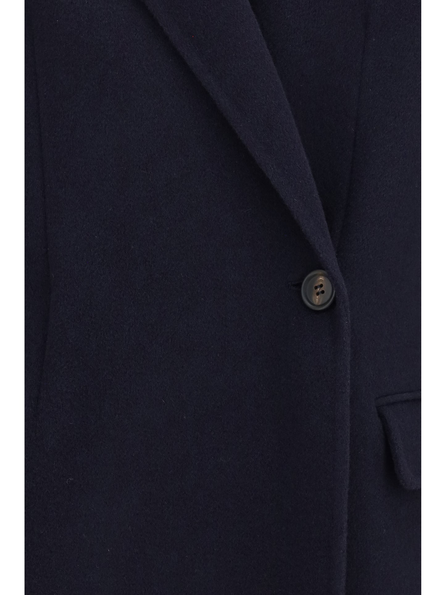 Brunello Cucinelli Women Single-Breasted Wool And Cashmere Jacket BRUNELLO CUCINELLI