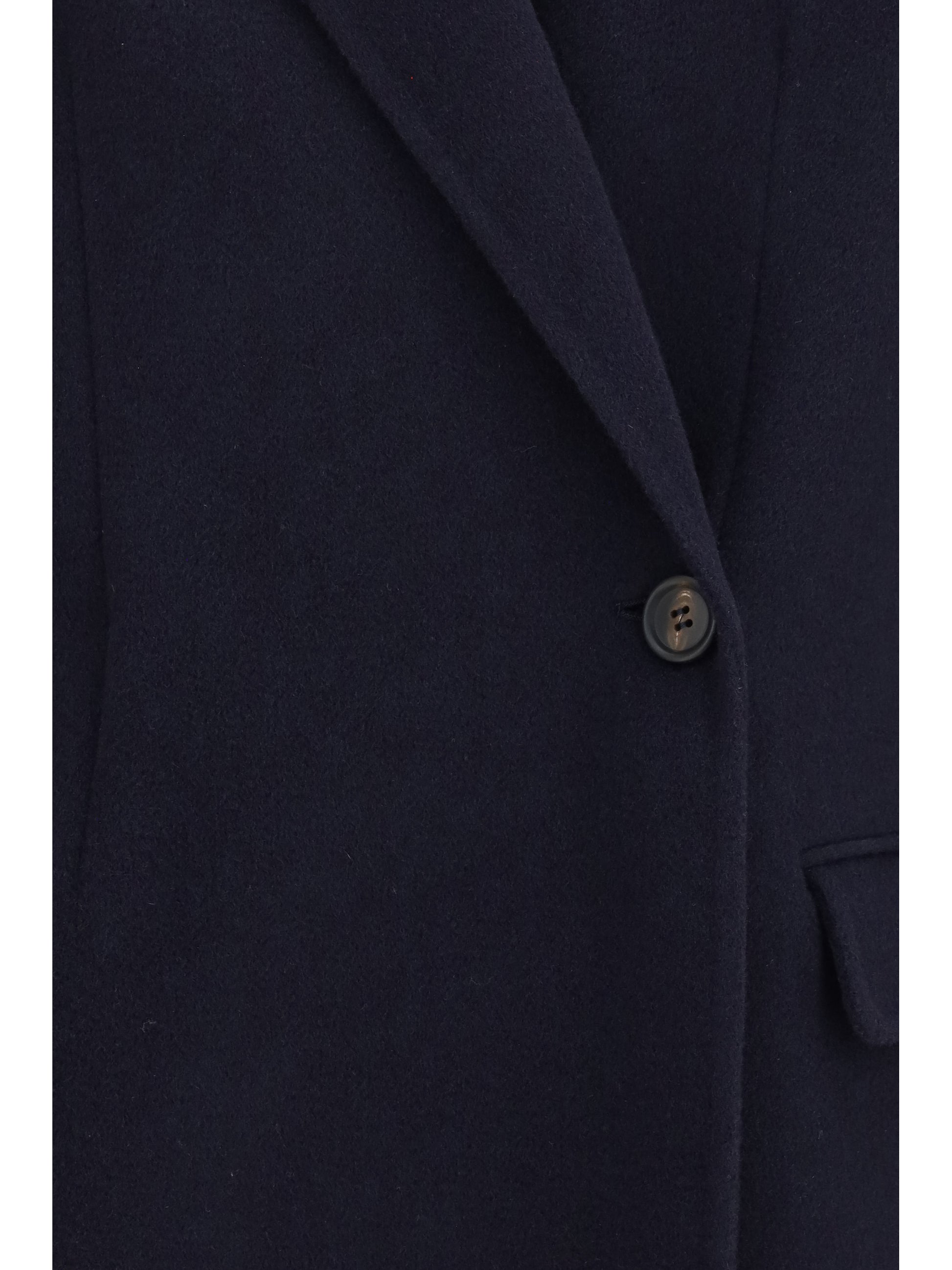 Brunello Cucinelli Women Single-Breasted Wool And Cashmere Jacket BRUNELLO CUCINELLI