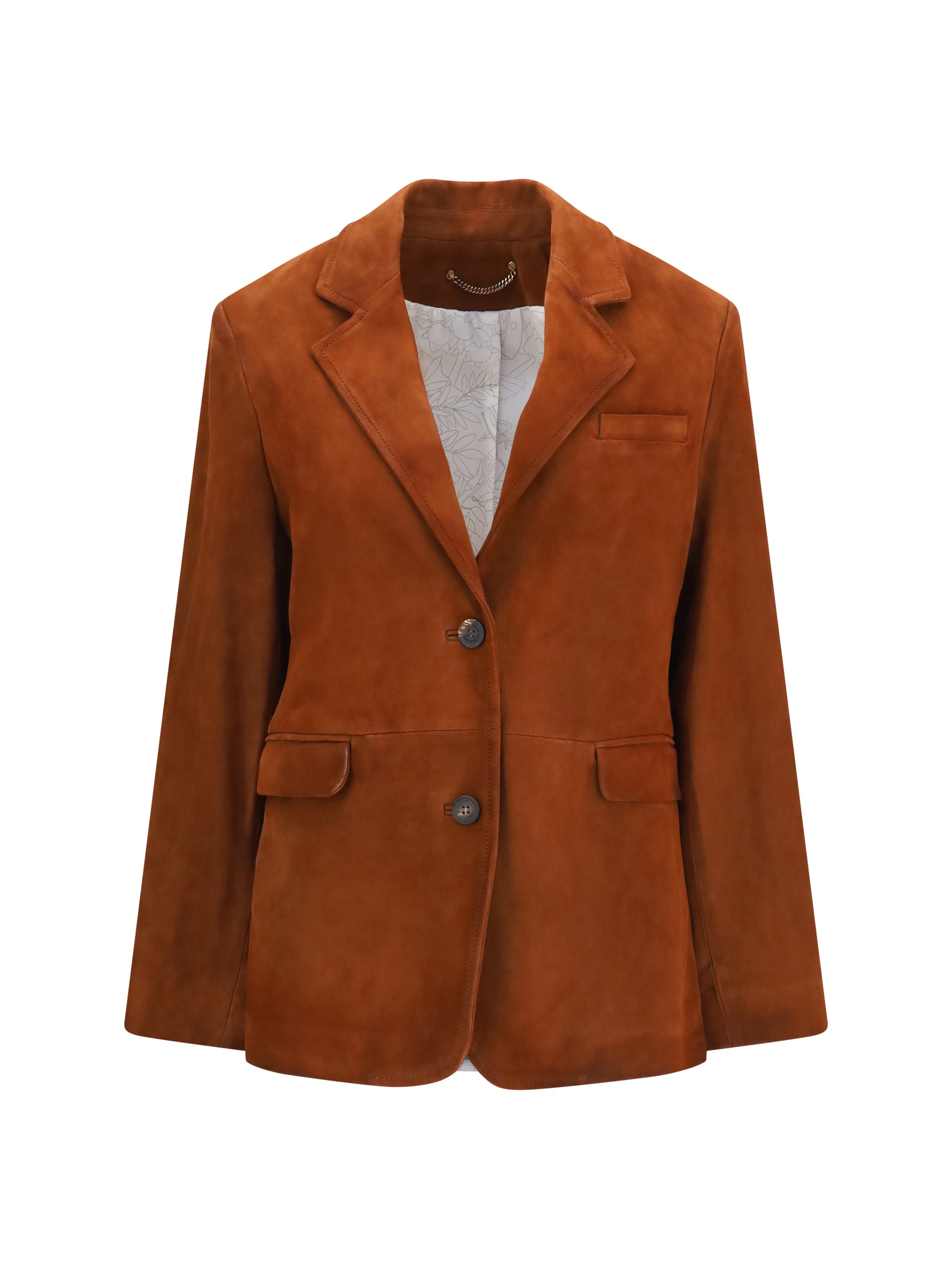 Golden Goose Women Single-Breasted Leather Jacket GOLDEN GOOSE