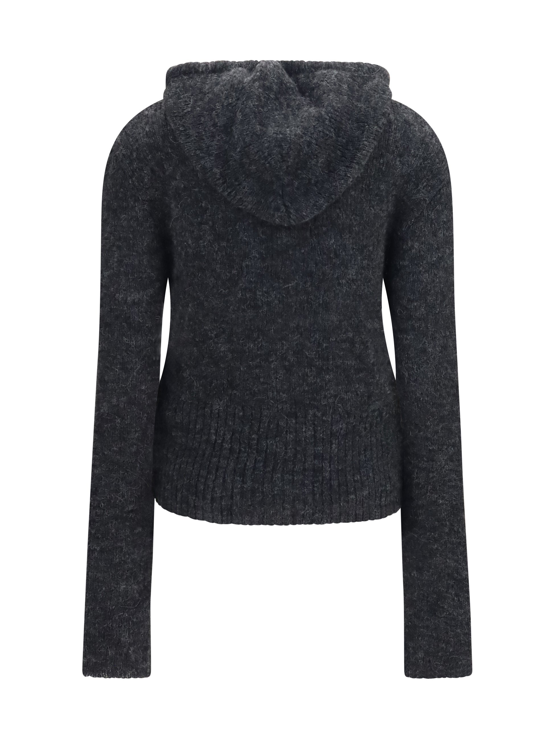 Our Legacy Women Alpaca-Blend Zip-Up Hoodie OUR LEGACY