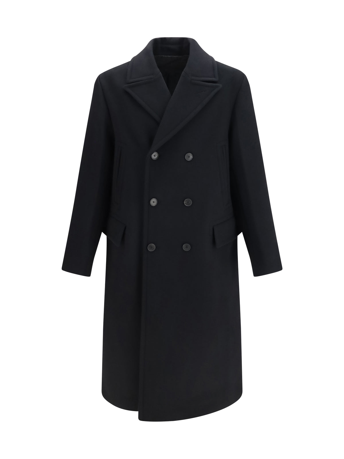 Fendi Men Wool And Angora Coat FENDI