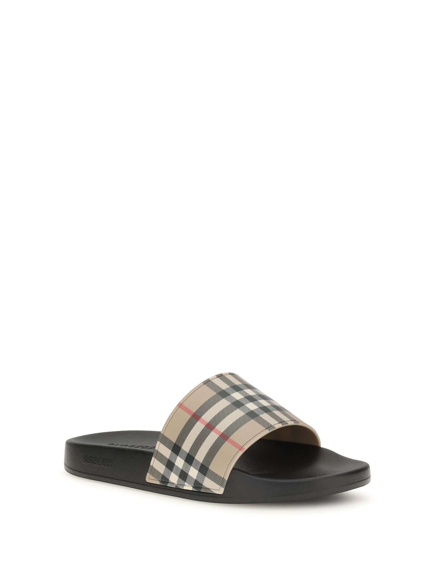 Burberry Men Check Slides BURBERRY