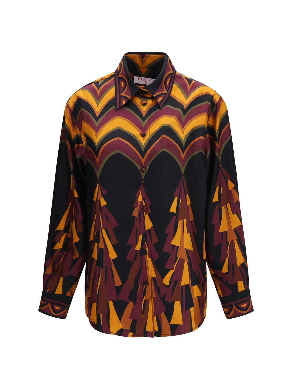 Pucci Women Silk Shirt In Baiadera Print PUCCI