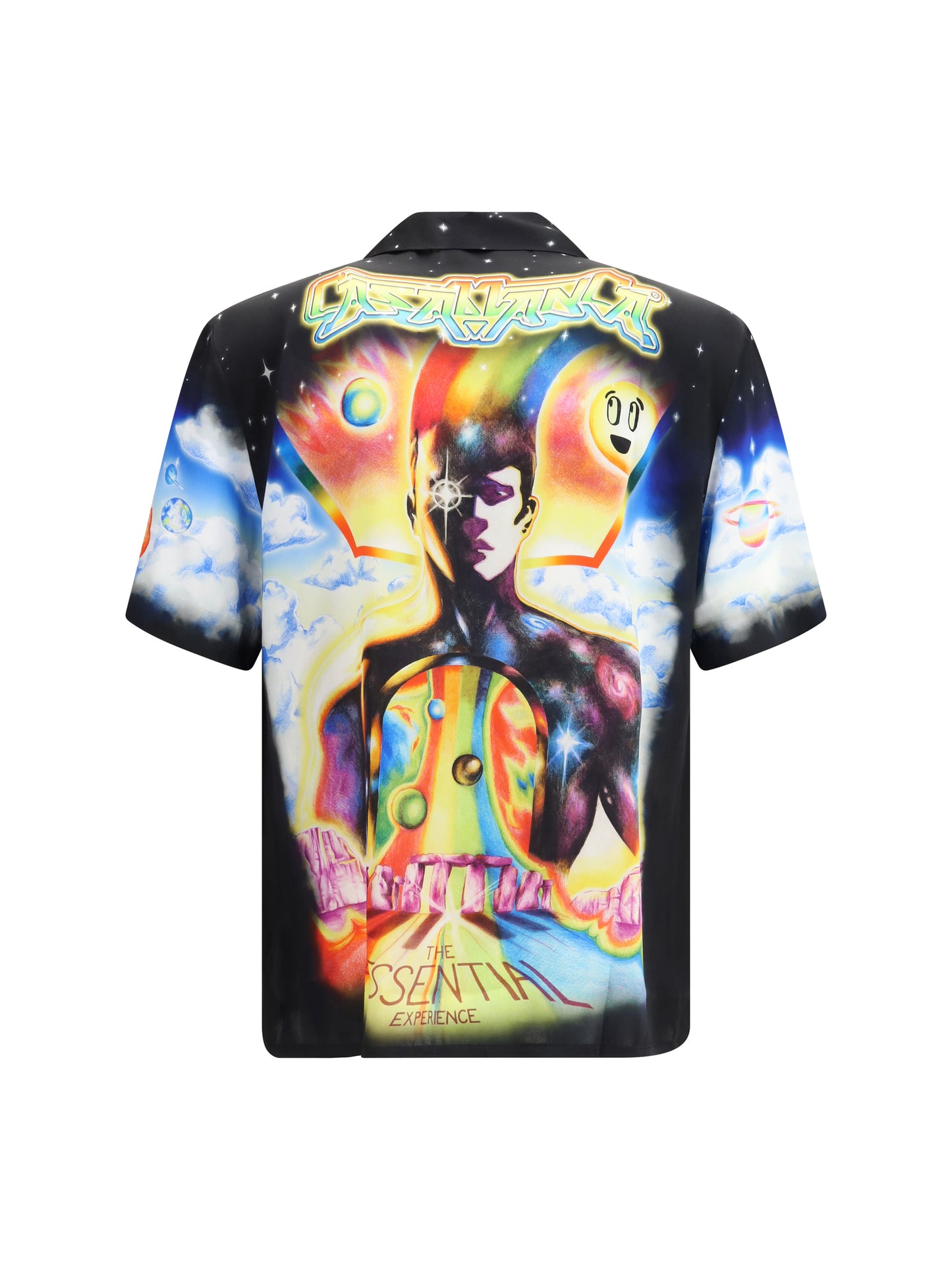 Casablanca Men Cuban Shirt With Graphic Print CASABLANCA