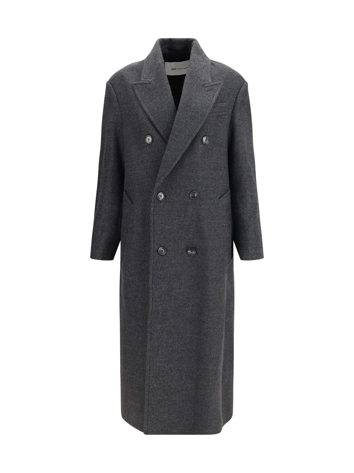 Ami Paris Women Long Double-Breasted Wool Coat AMI PARIS