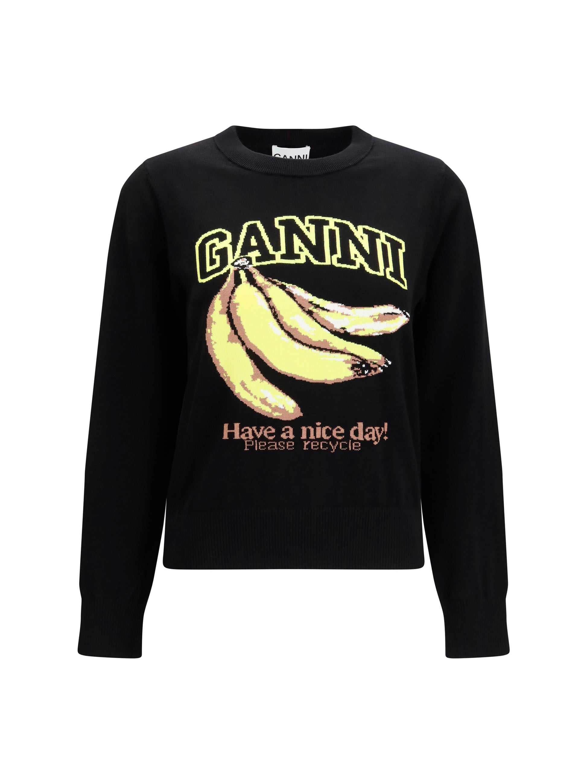 Ganni Women Banana-Print Sweater GANNI