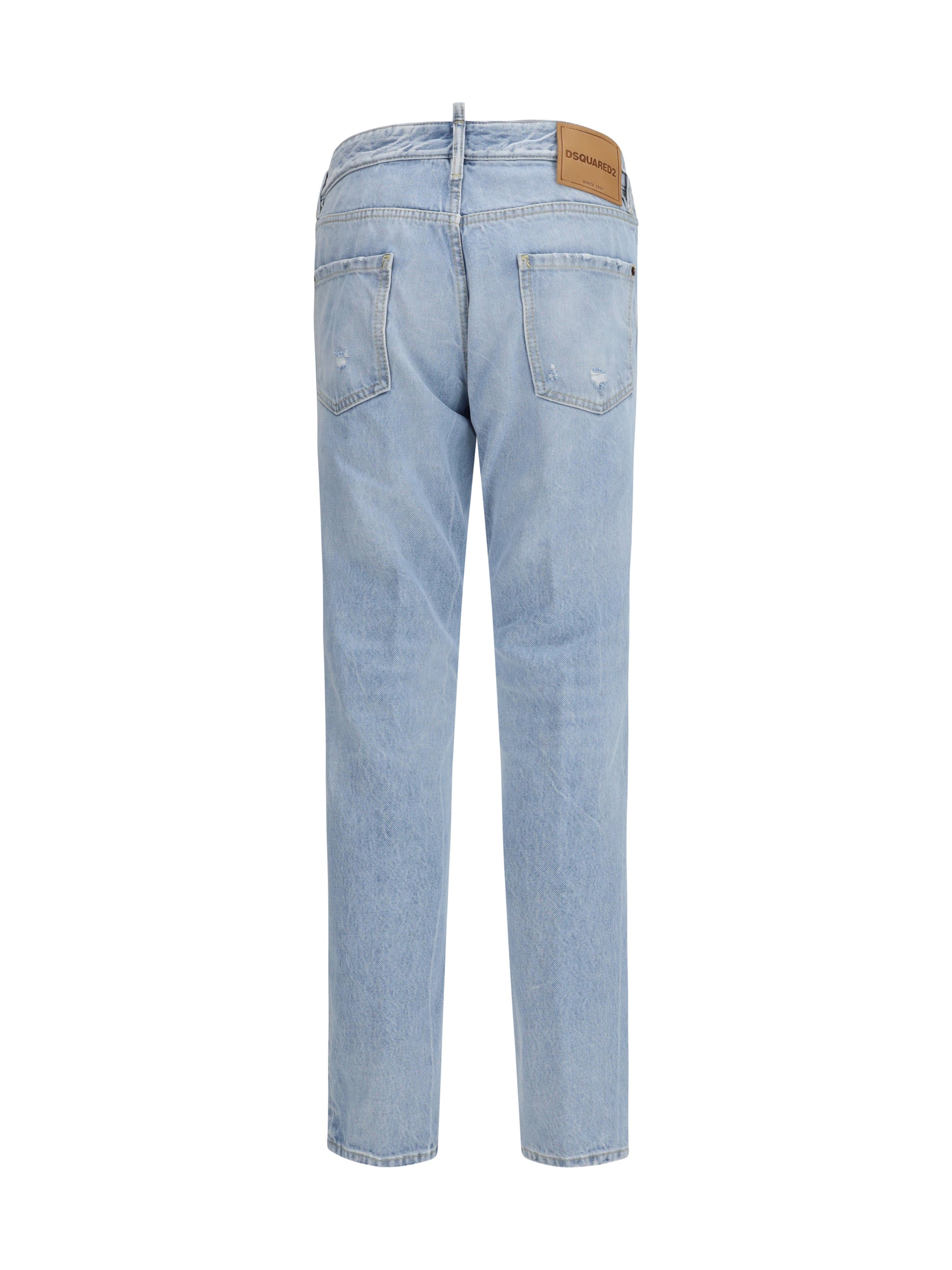 Dsquared2 Men Belt-Loop Ripped Jeans DSQUARED2