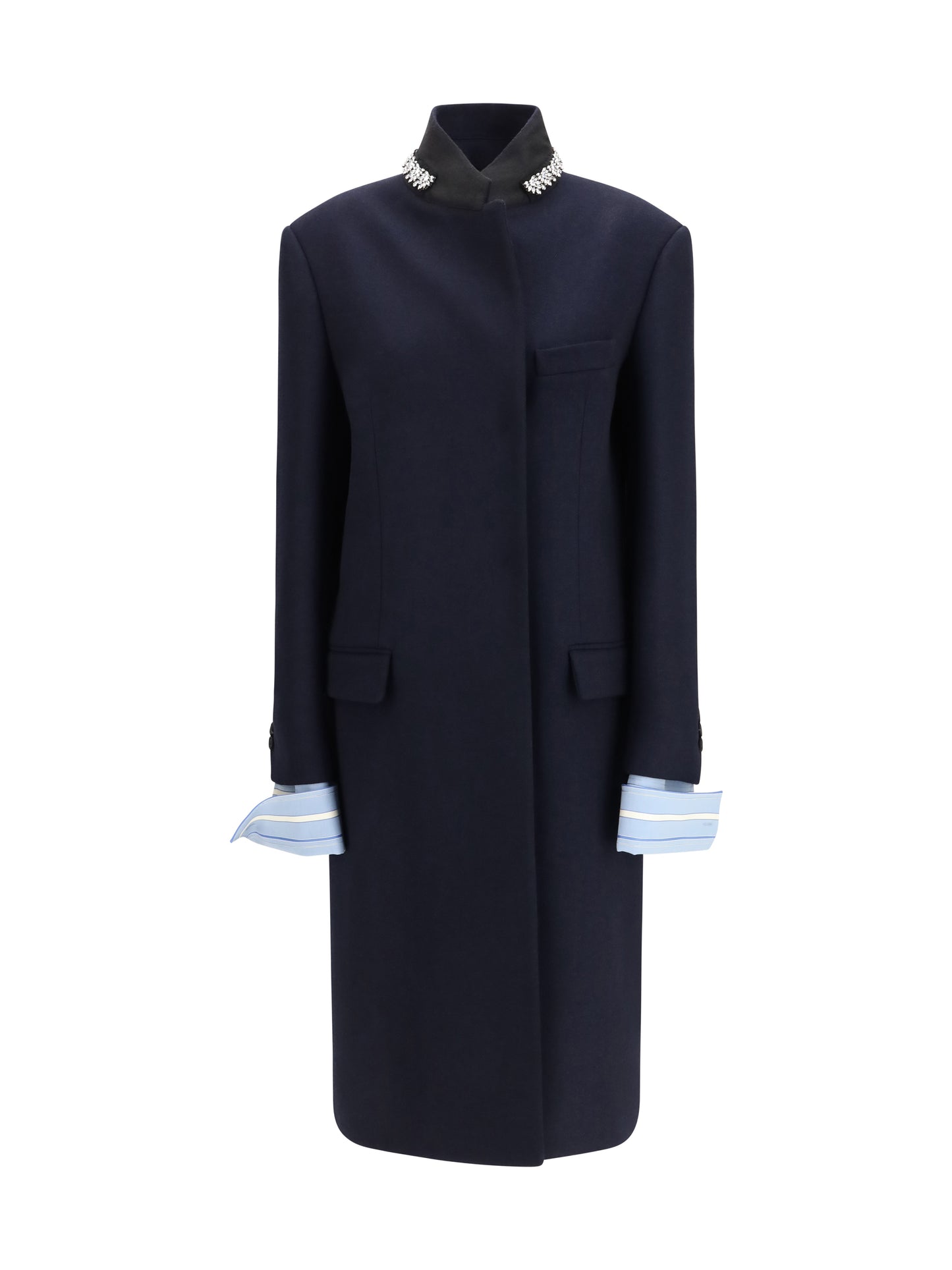 Prada Women Double Wool Coat PRADA