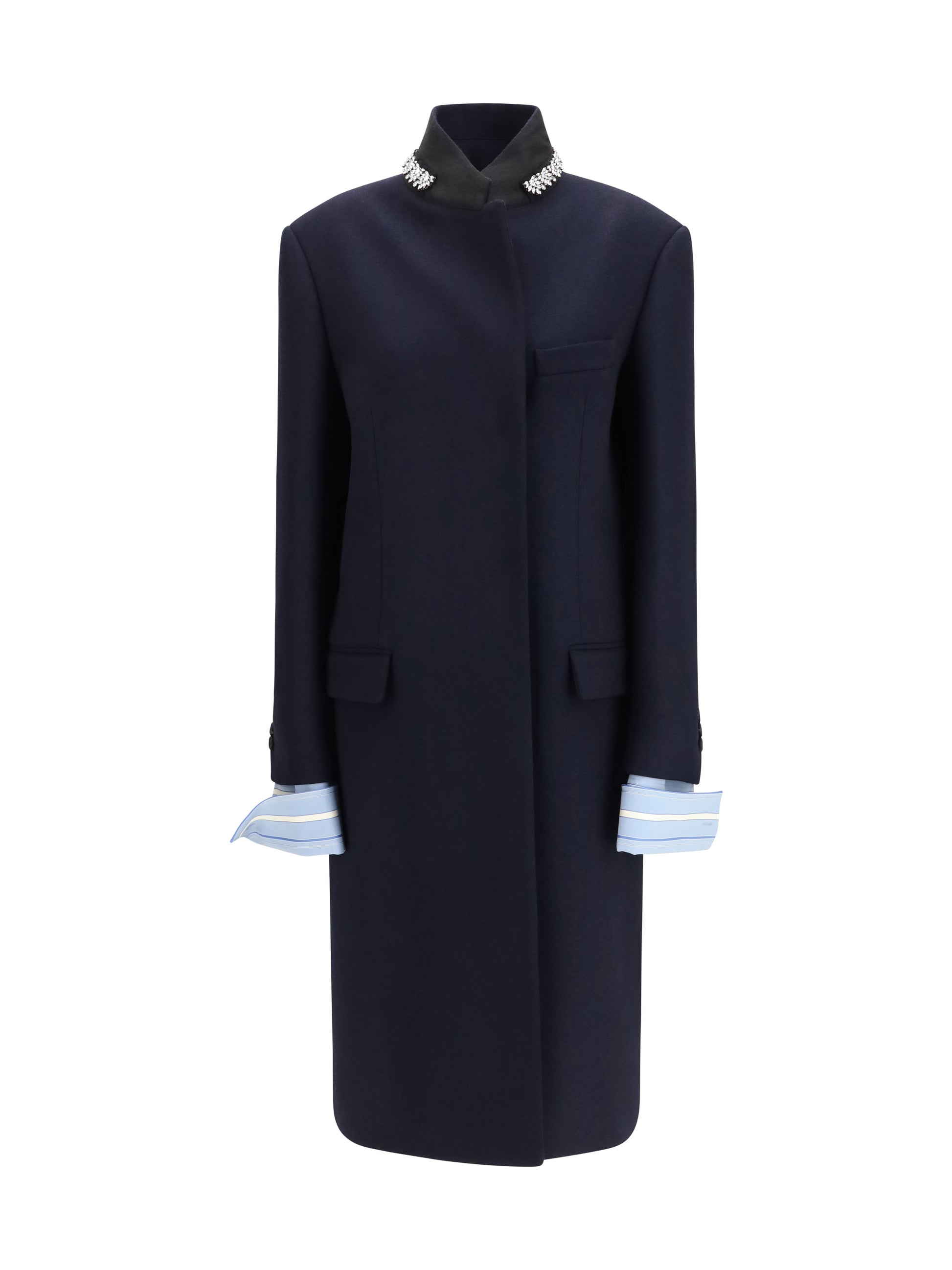 Prada Women Double Wool Coat PRADA