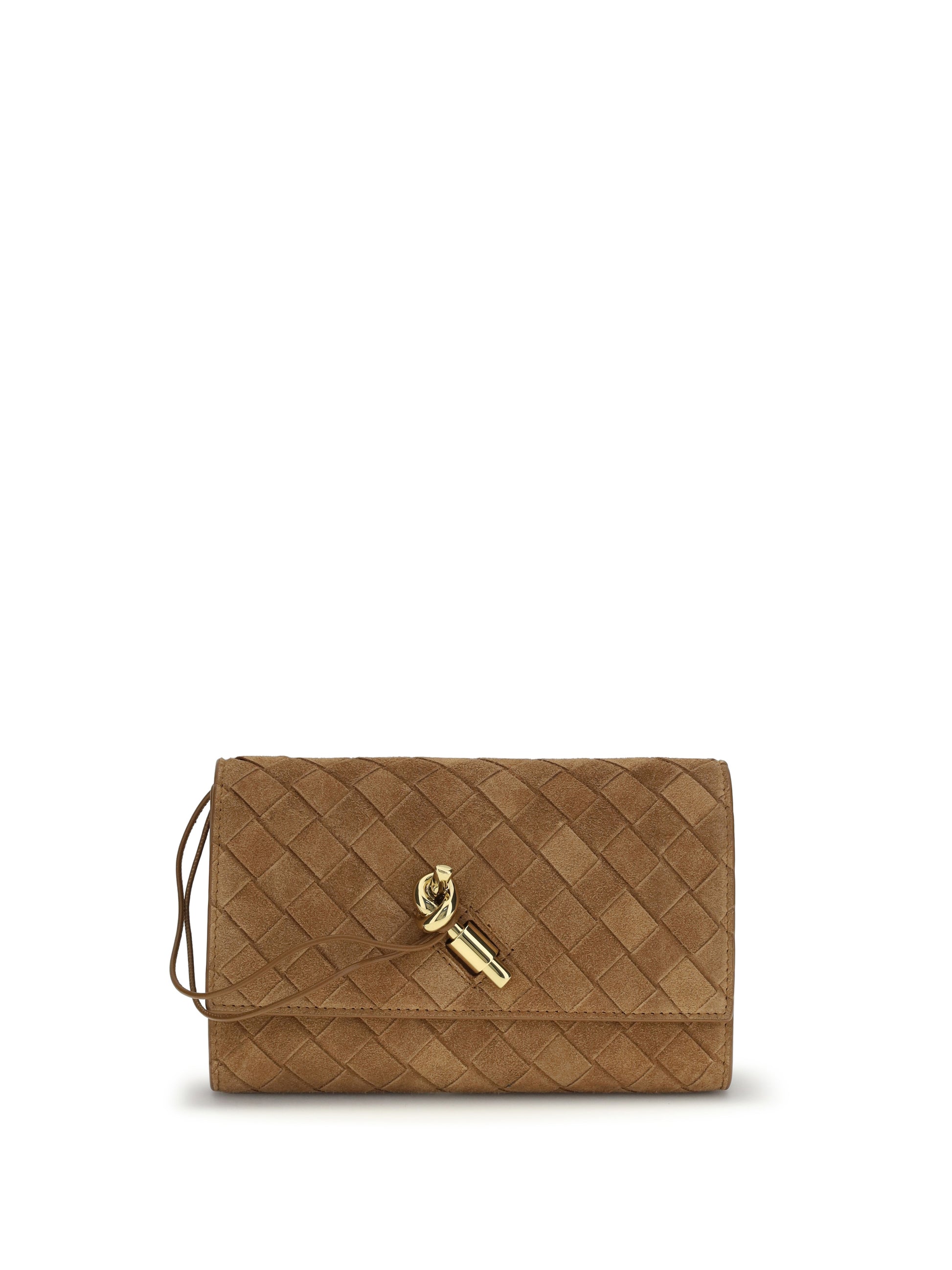 Bottega Veneta Women Andiamo Clutch With Shoulder Strap BOTTEGA VENETA