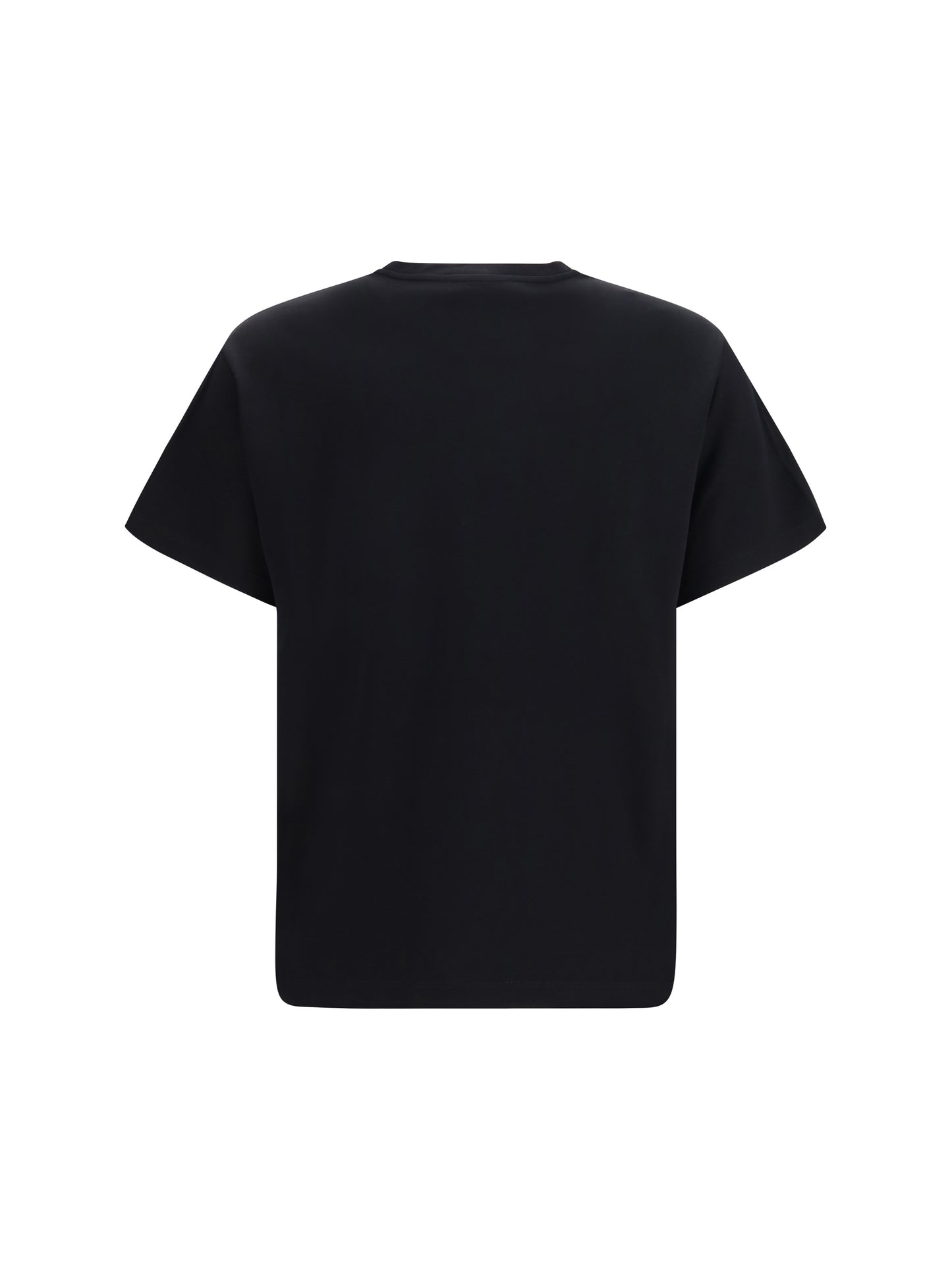 Prada Men Cotton T-Shirt With Triangle Logo PRADA
