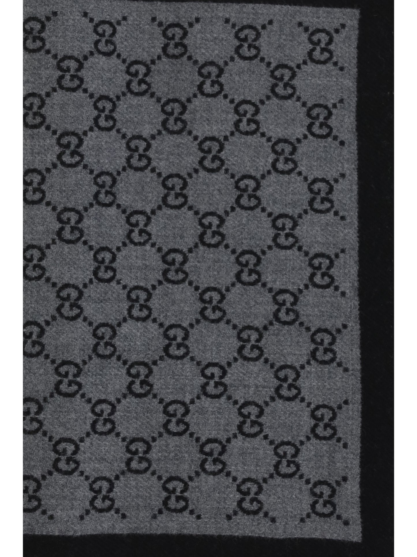 Gucci Men Gg Jacquard Wool Scarf GUCCI