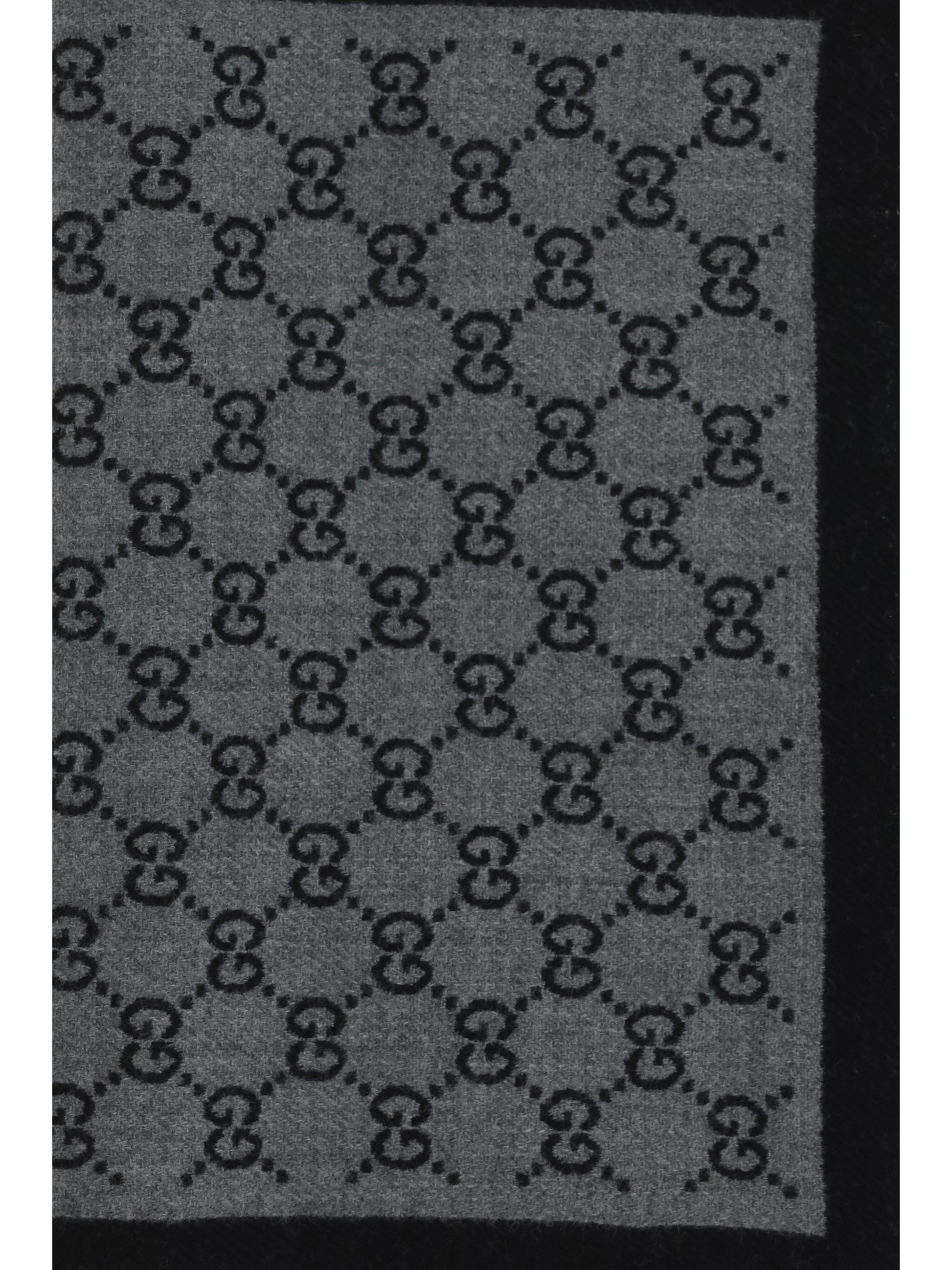 Gucci Men Gg Jacquard Wool Scarf GUCCI